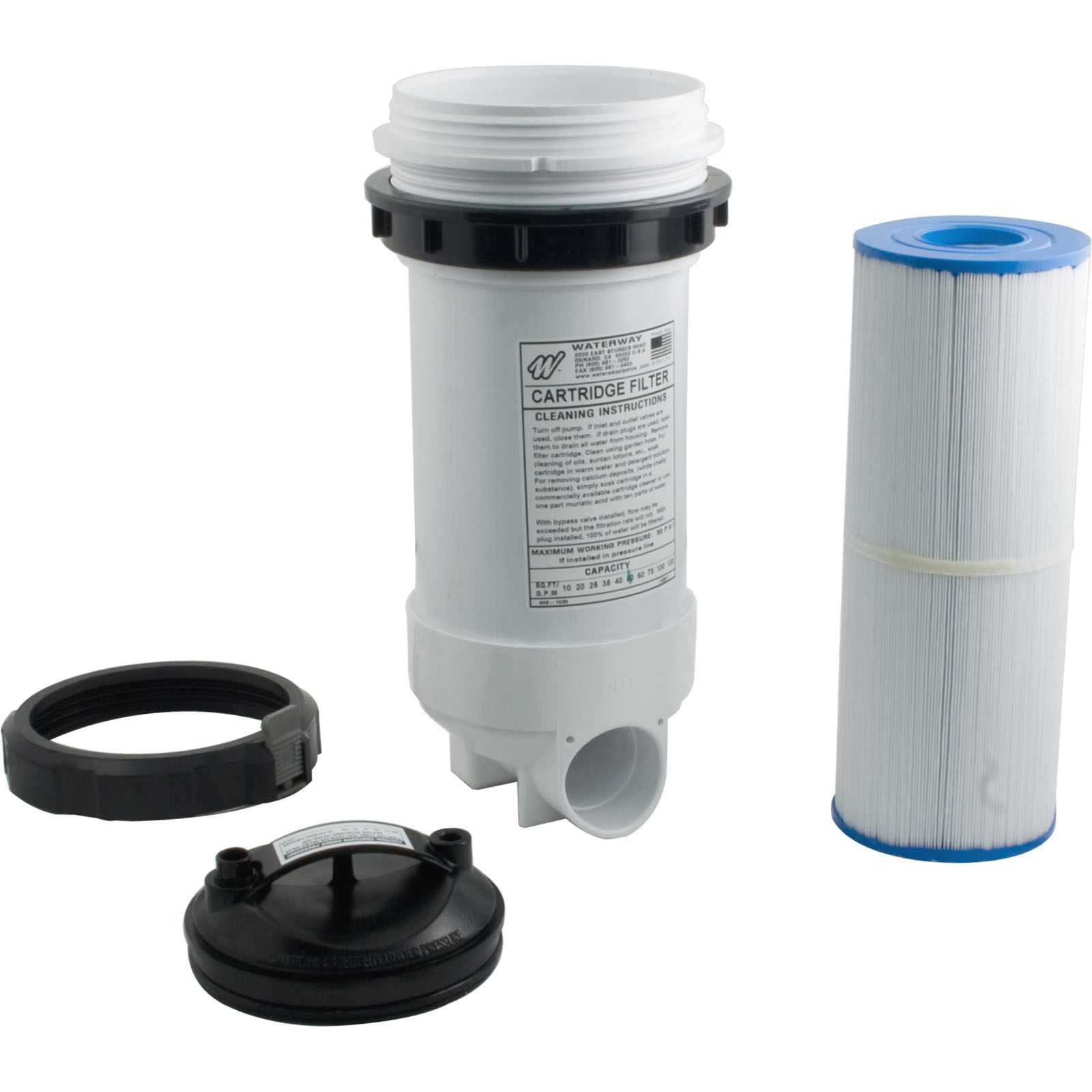 CARTRIDGE FILTER, WATERWAY TOP LOAD, 50 SQFT, 2
