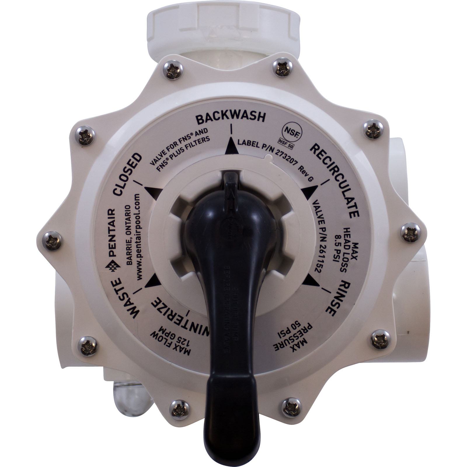 Pentair Backwash Valve Diagram