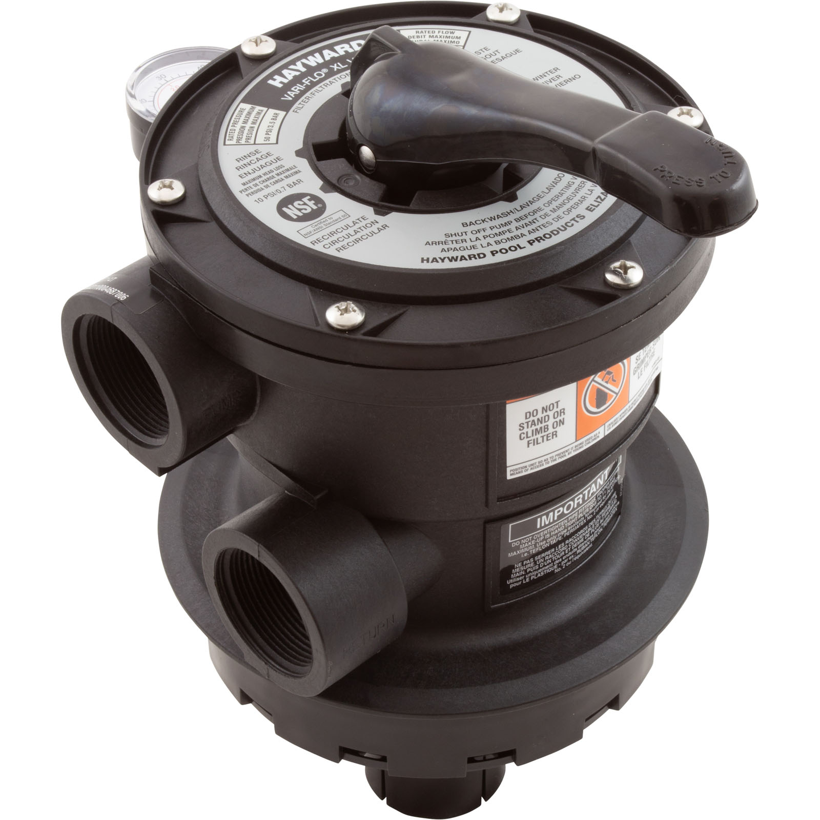 Spas & Pools SP0714T Multiport Valve Hayward SP0714T 11/2