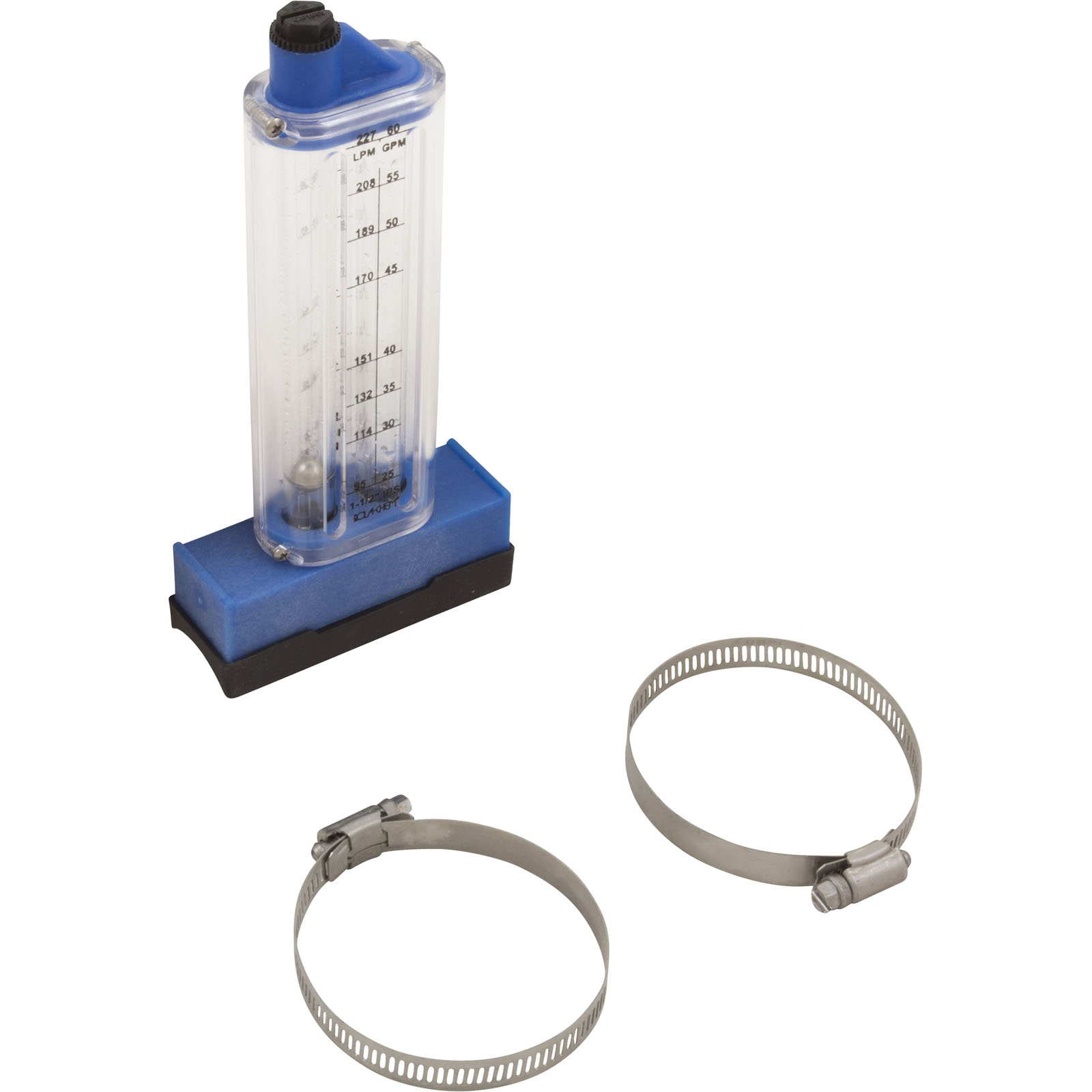 FLOWMETER, ROLA-CHEM TOP MOUNT, 1-1/2