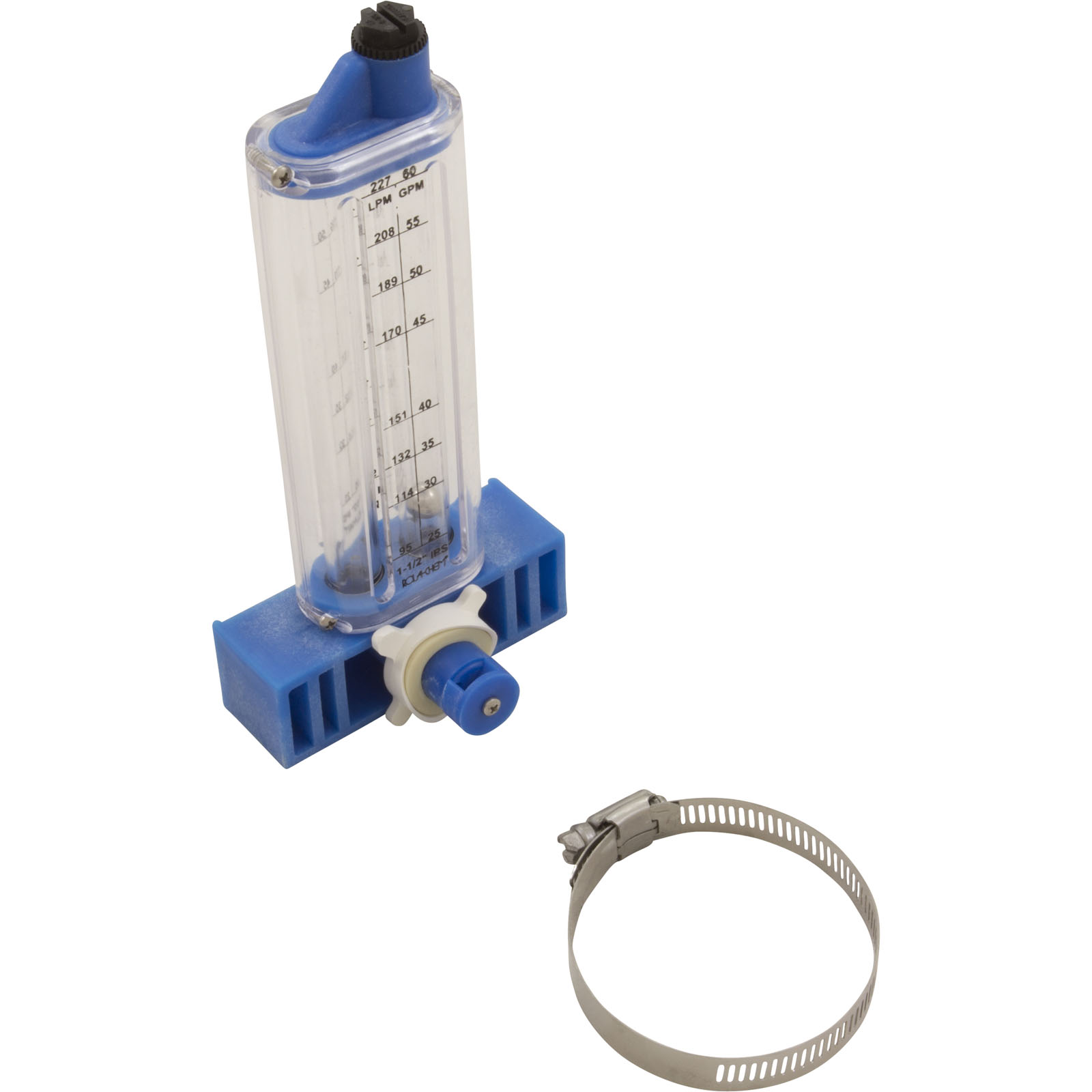 FLOWMETER, ROLA-CHEM VERTICAL MOUNT, 1-1/2