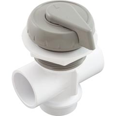 Diverter Valve, WW, 1", 2 Port, Top Mount, Vertical, Gry 26-270-1214