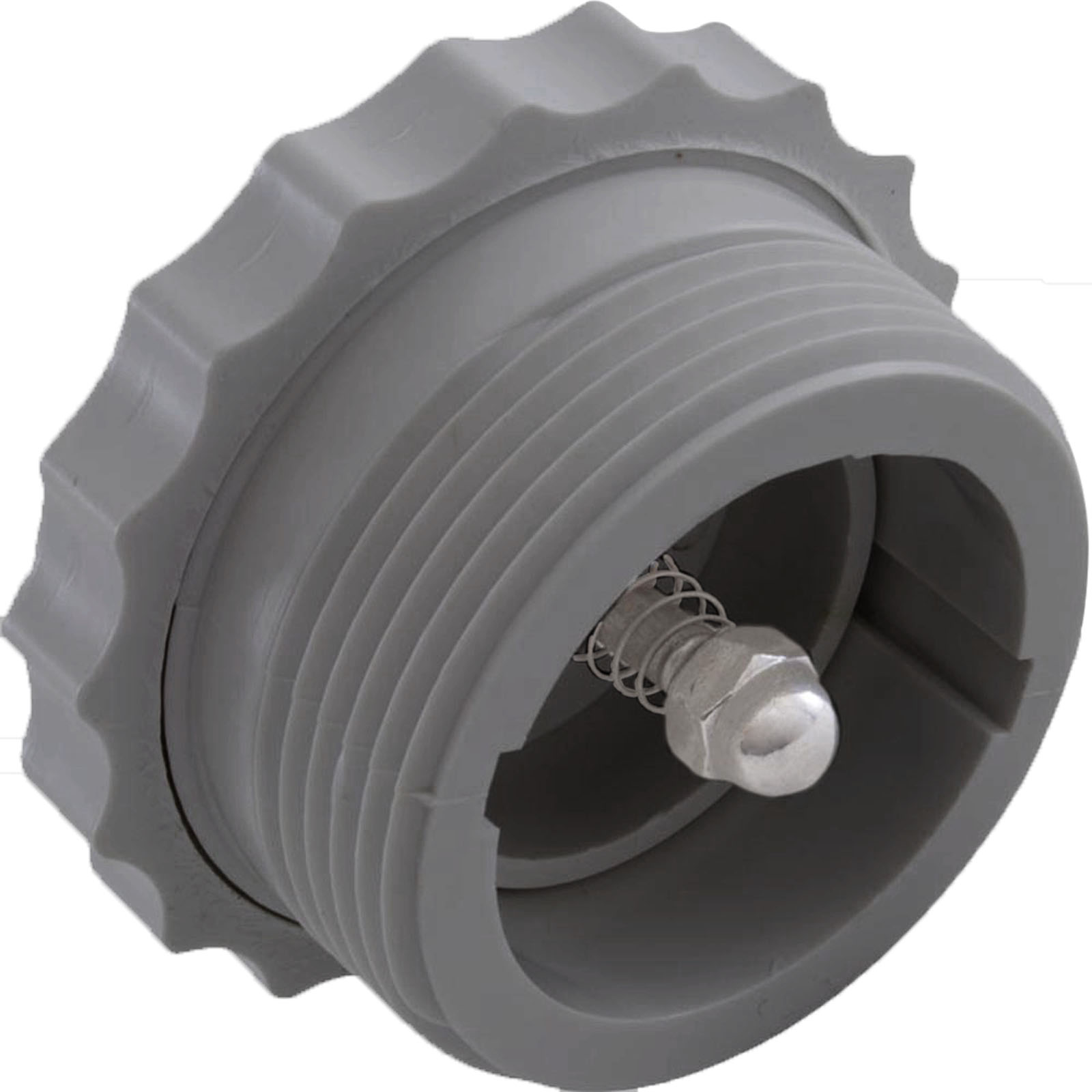 Picture of V20-341 Check Valve Spring Return Line 1-1/2"mpt Dark Gray Spa