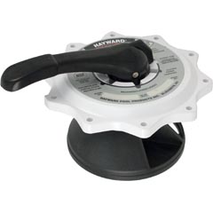 Lid Assembly, Hayward SP0715 2" Vari-Flo Valve, White 27-150-2128