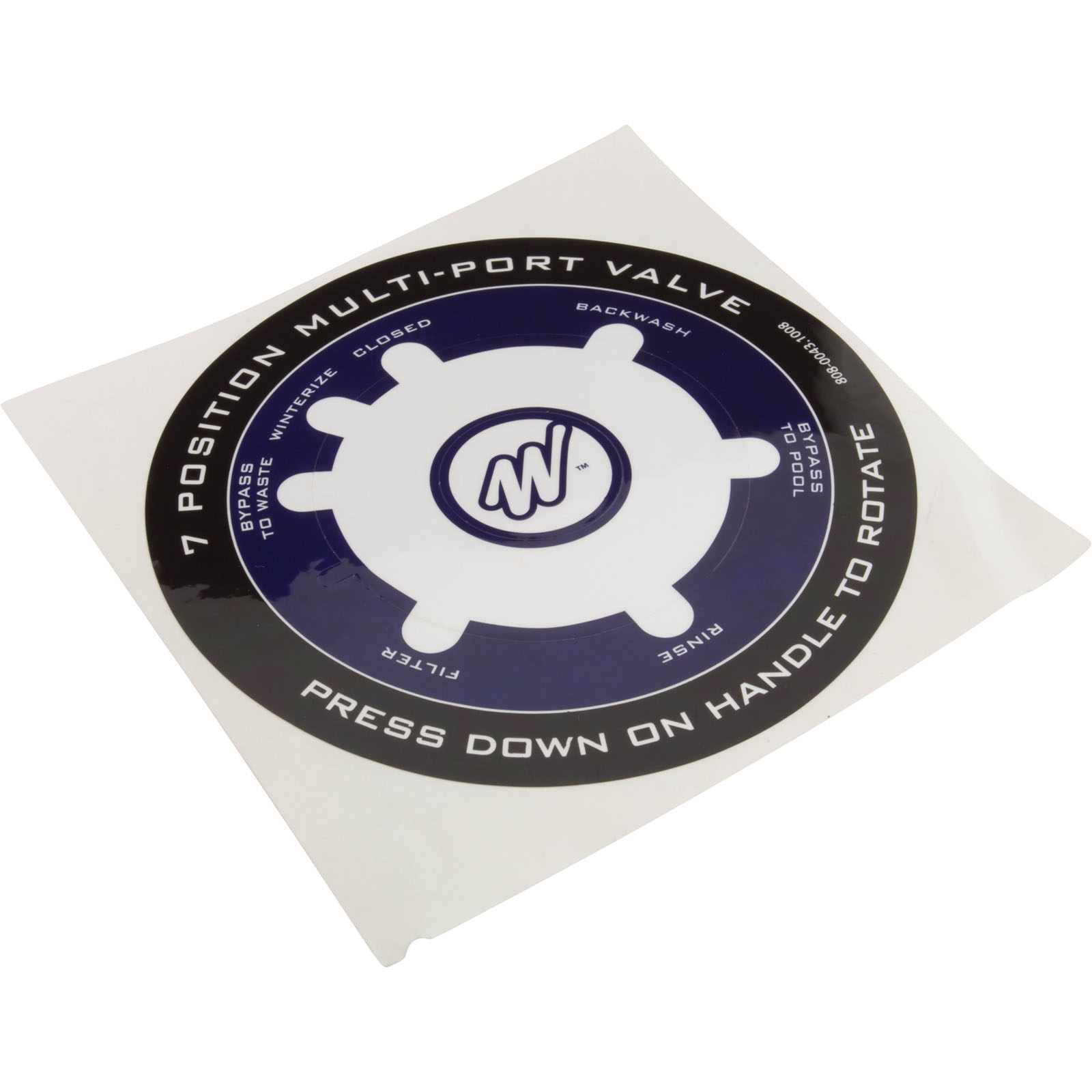 DECAL, WATERWAY, 1-1/2