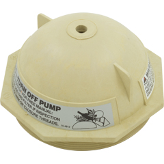 Tank Lid, Pentair Triton II, 6", "V" Thread, Tan 31-102-2442