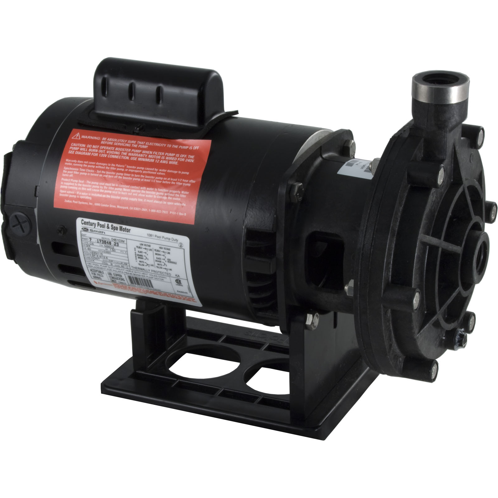 Picture of PB4-60  jandy Pump Booster  Zodiac Polaris  replacment 