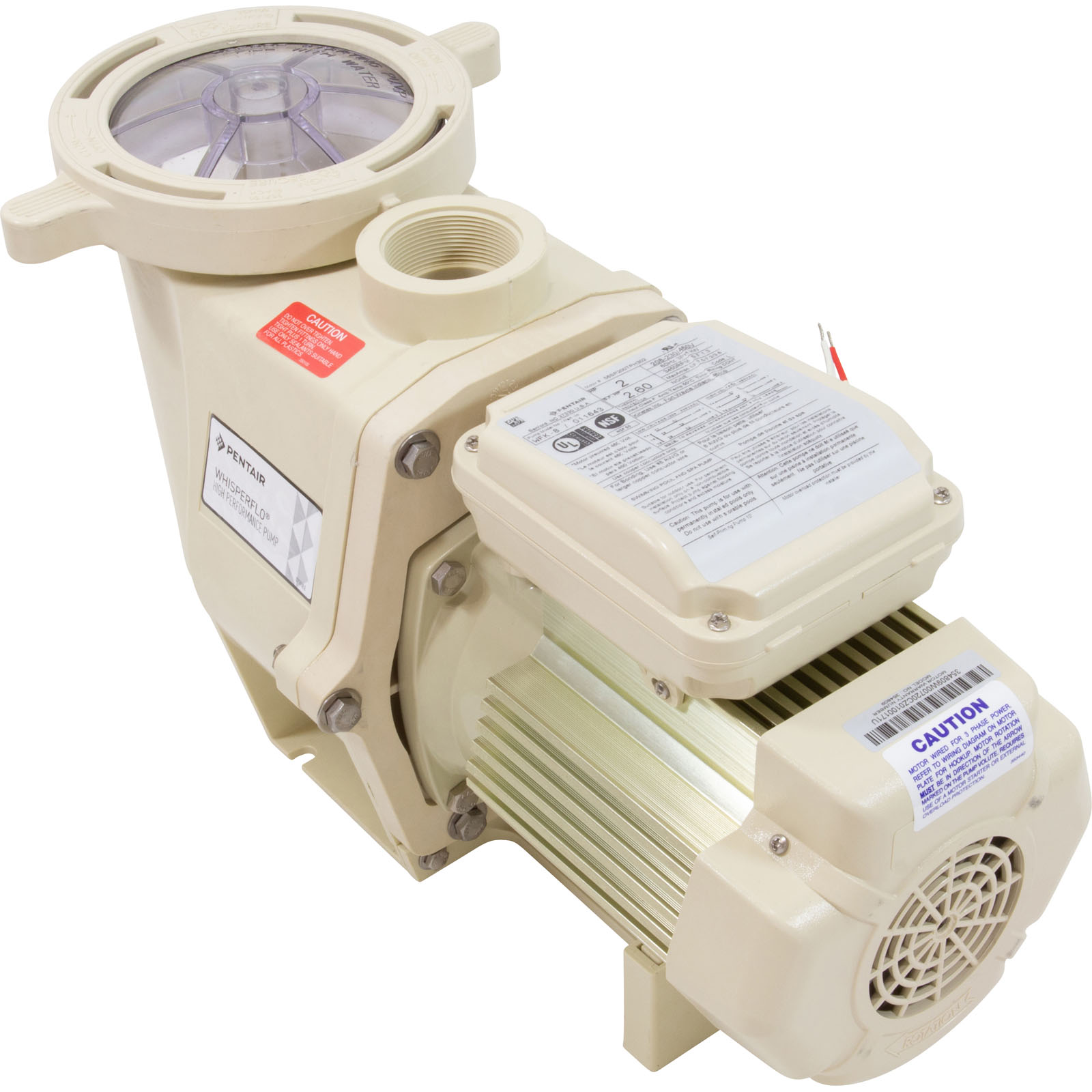 Picture of 011643 Pump  Pentair Whisper flo  WFK-8 2.0hp208-230/460v3-Phase Super Duty  011643