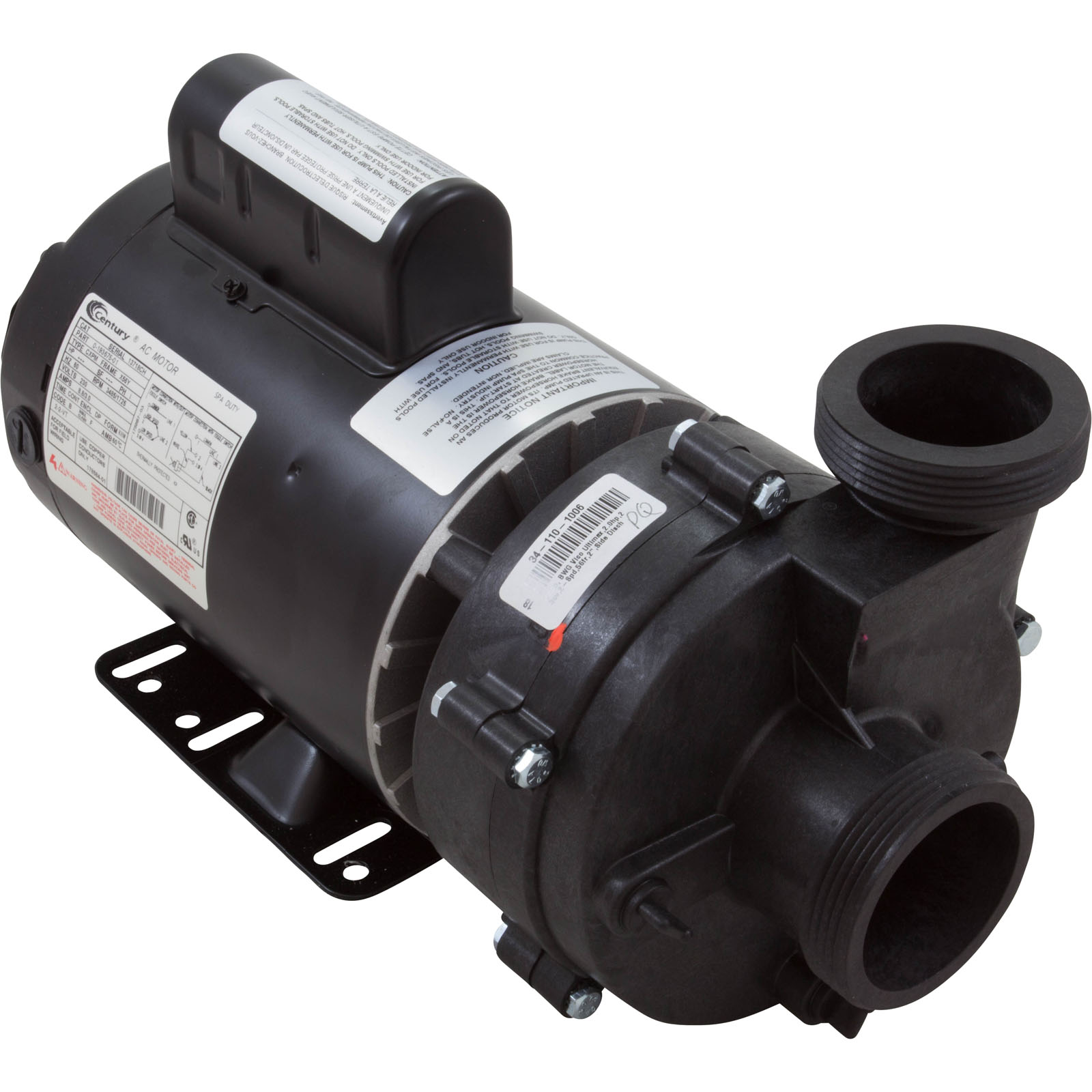 PUMP, BWG VICO ULTIMAX,2.0HP,230V,2-SPD,56FR,2