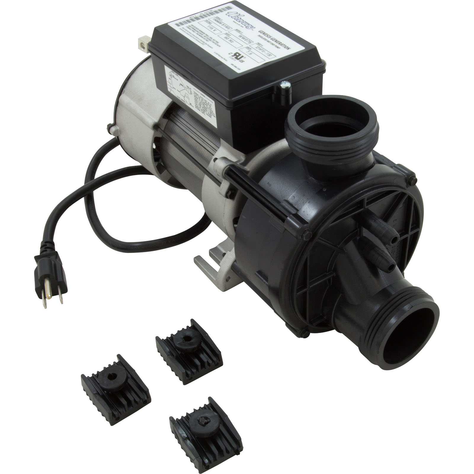 PUMP, BATH, WATERWAY GENESIS, 7.5A, 115V, 1-1/2