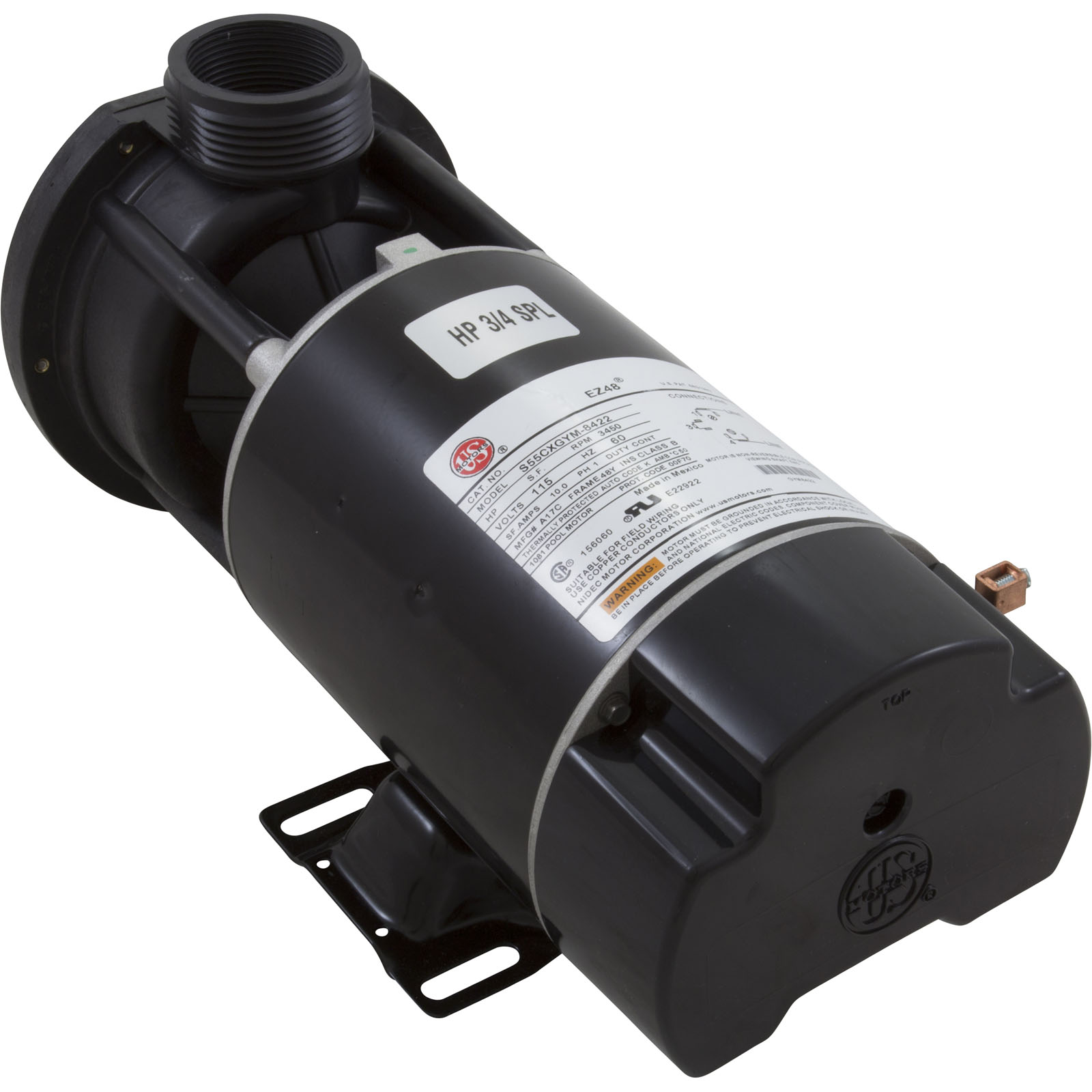 Picture of 3410310-15HZN Pump WW E-Series 0.75SPL USMotor 115v 1-Spd48fr 1-1/2