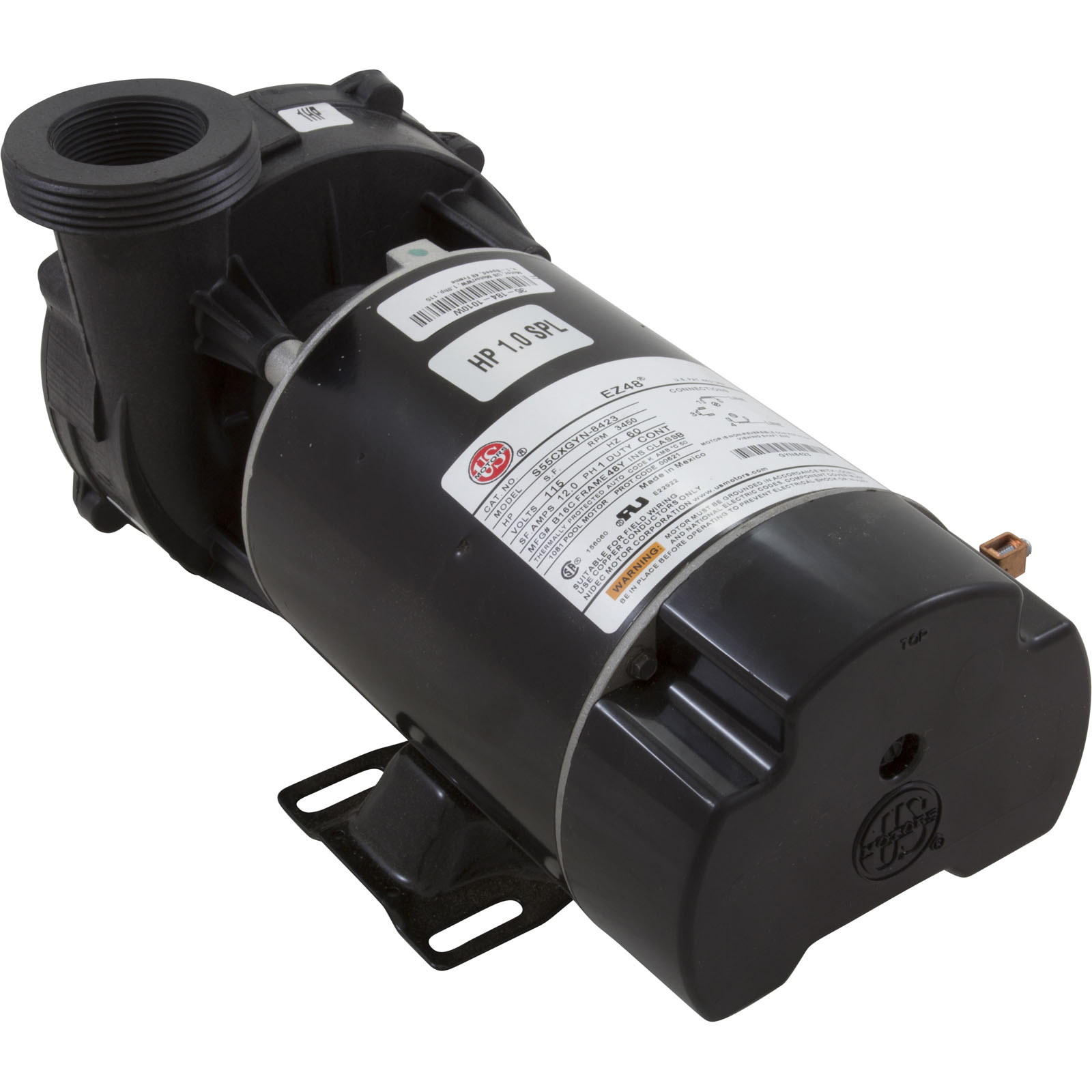 Picture of 3410410-10HZN Pump WW Hi-Flo 1.0SPL 115v US Motor 1-Spd 48fr 2