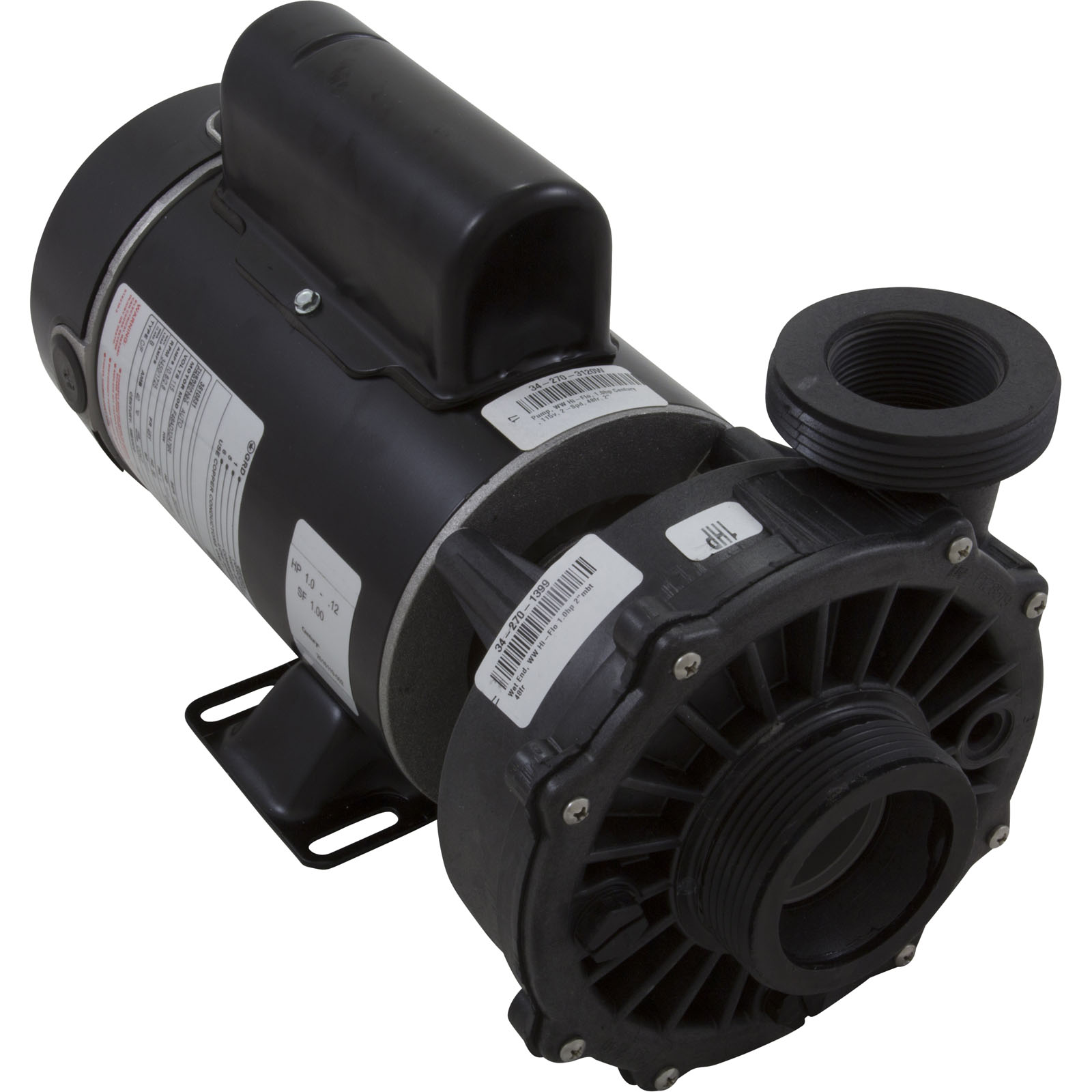 Pump, WW HiFlo, 1.0hp Century, 115v, 2Spd, 48fr, 2