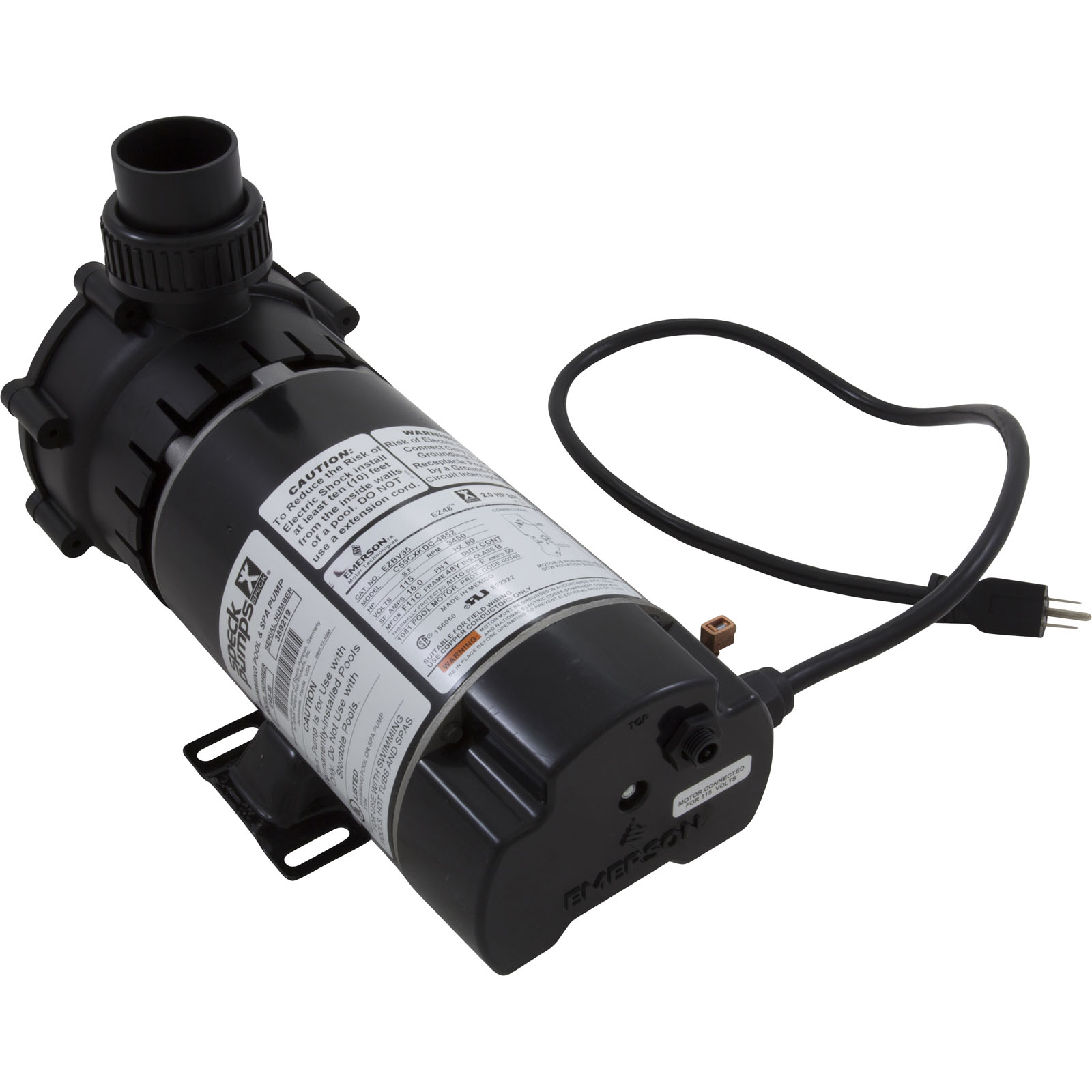 Picture of JT182-1150T-0ST Pump Bath Speck E45 1.5hp115v1-1/2