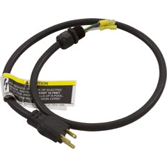 Power Cord, NEMA 15A, 3 foot, 3 Wire, with Strain Relief 35-110-1060