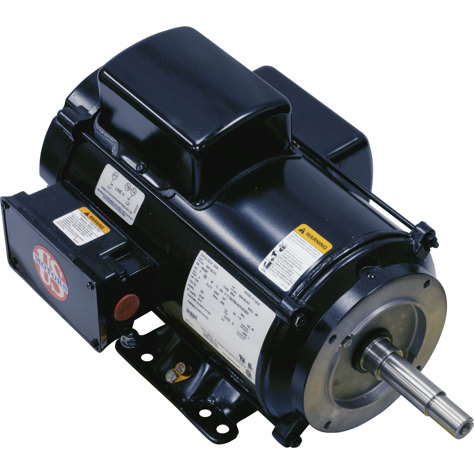 PENTAIR POOL PRODUCTS Motor, Nidec, 5.0 Horsepower, 230v, 1 Speed, EQ