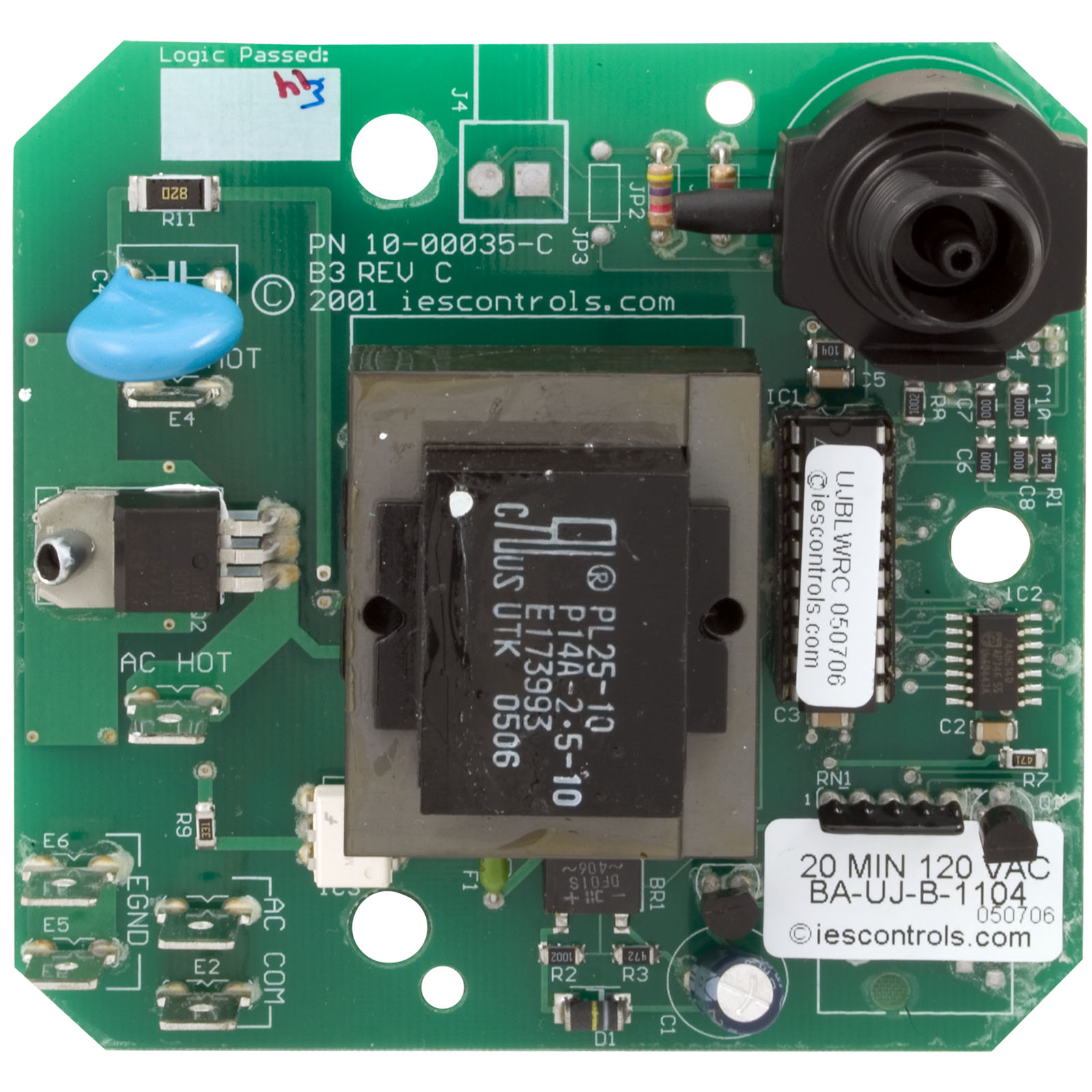 Picture of 5001132 PCB Air Supply 115v 3-Speed Air Switched