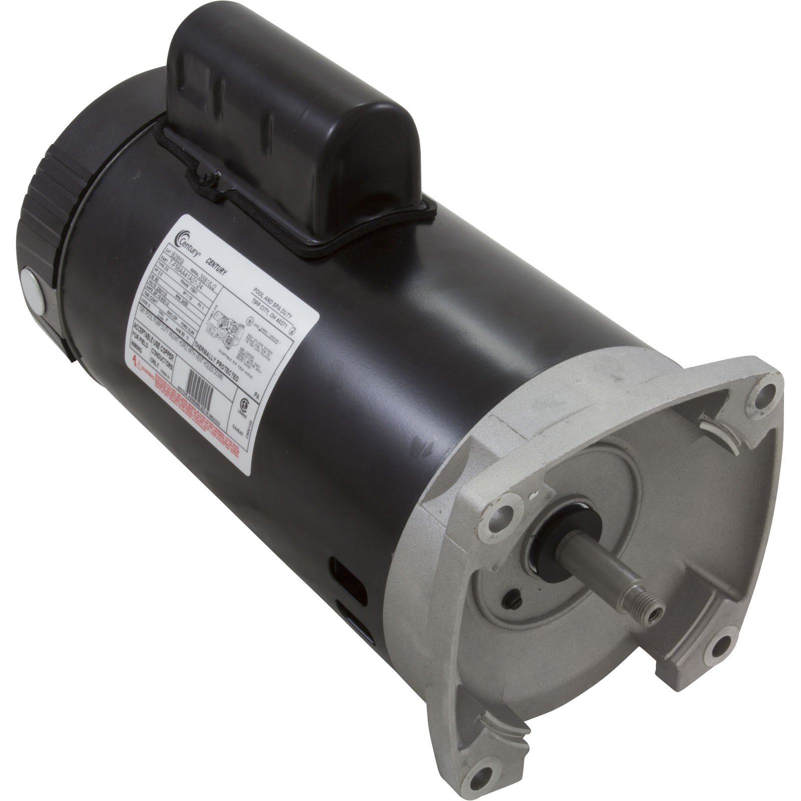 MOTOR, CENTURY, 2HP, 115/230V, 1-SPD, 56FR, UP RATE | B2859
