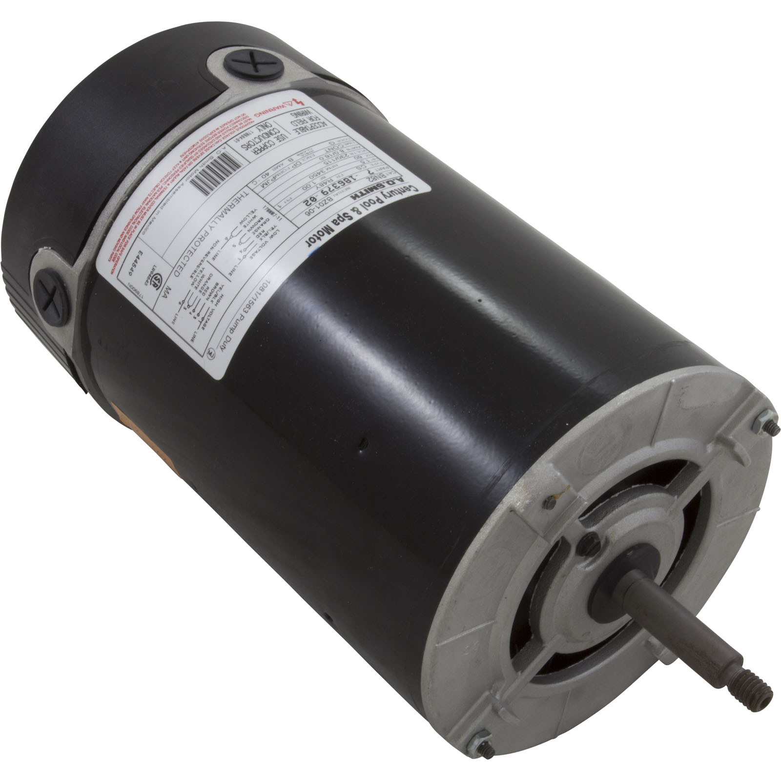 MOTOR, CENTURY/ASTRAL, 1.5HP,115V/230V,1-SPD,48FR,NO STAND | 27457-0475