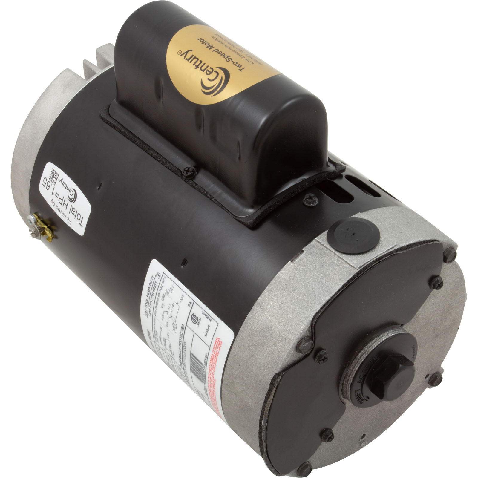 Picture of B969 Motor Century 1.5hp2-Spd115v56JFrC-FaceFull RatedThd