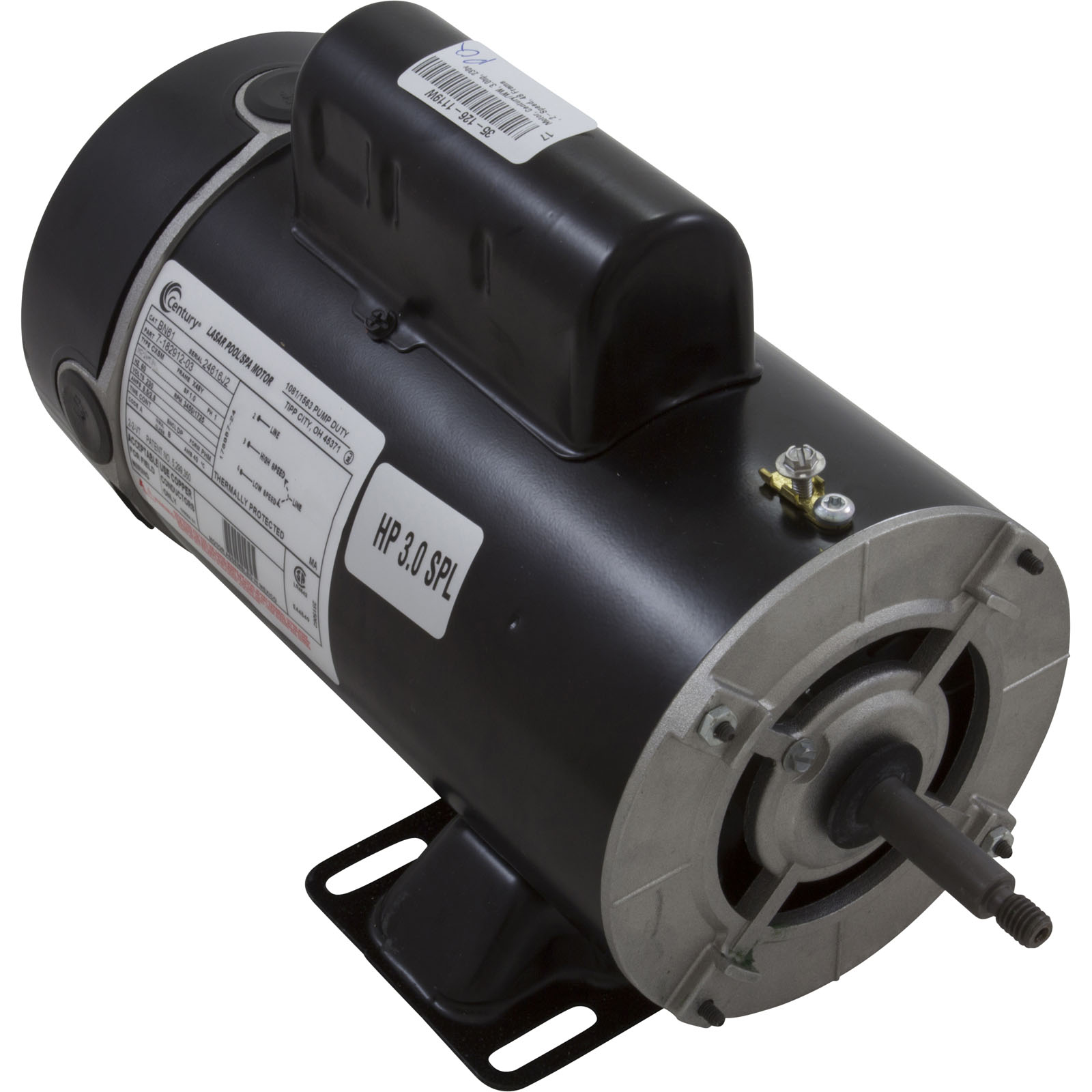 MOTOR, CENTURY, 3.0 SPL, 230V, 2 SPEED, 48 FRAME, EE | BN61