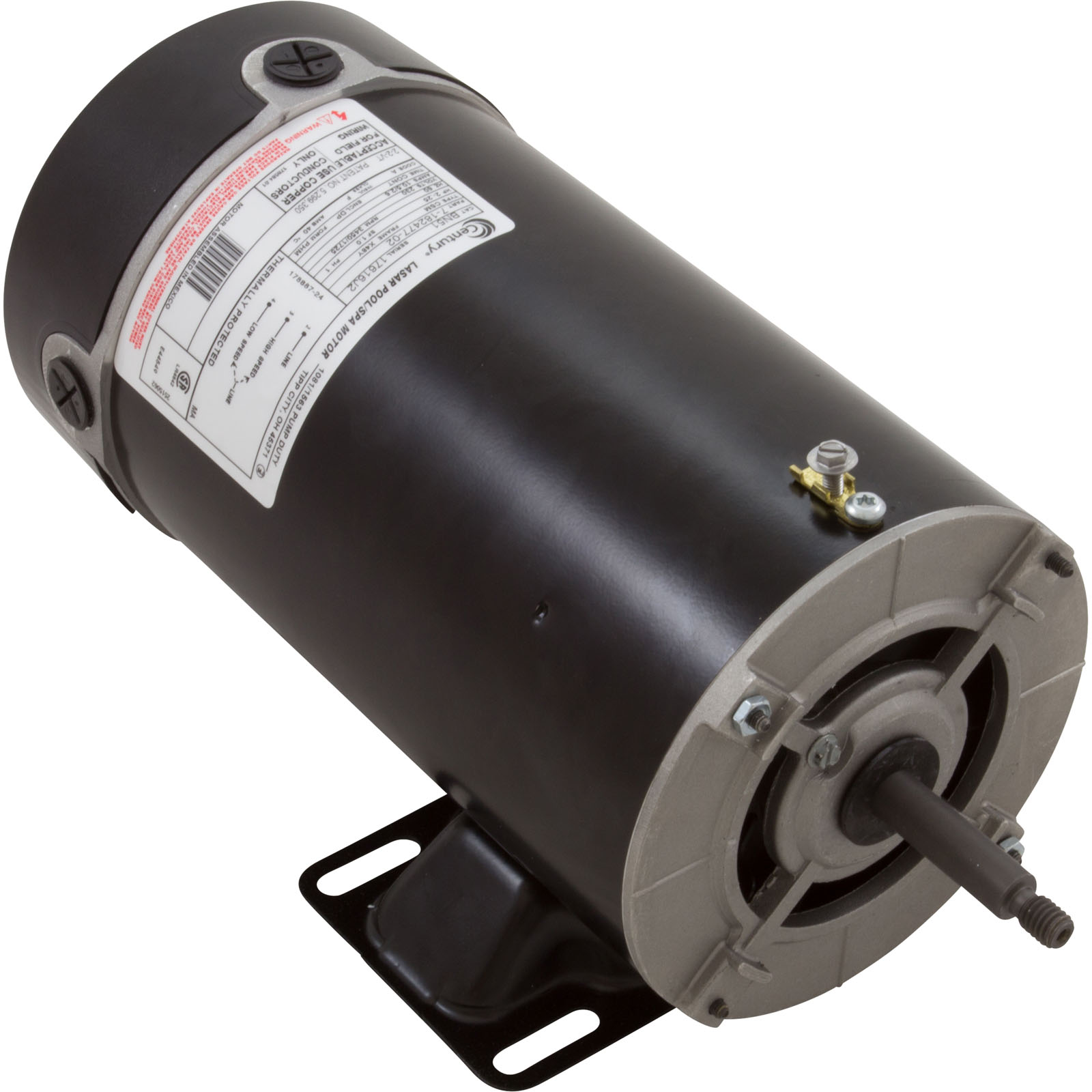 MOTOR, CENTURY, 2.0 HORSEPOWER, 230V, 2 SPEED, 48 FRAME | BN51