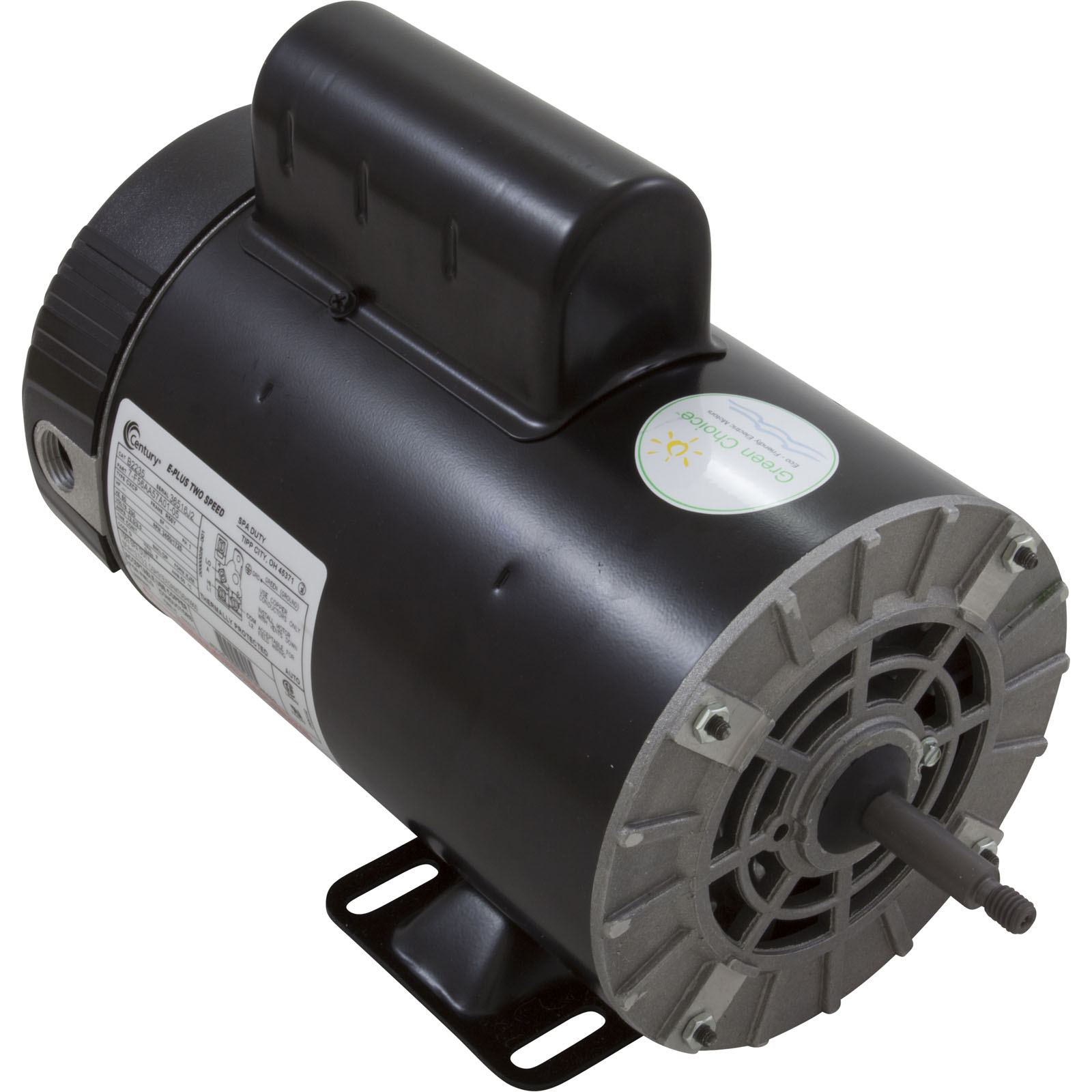 MOTOR, CENTURY, 4.0 HORSEPOWER, 230V, 2 SPEED, 56 Y FRAME | B2235