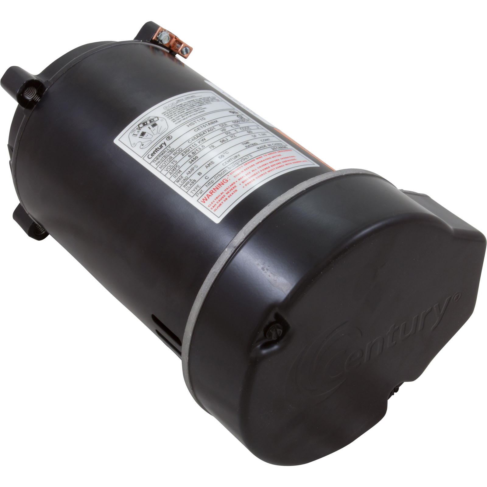 MOTOR, CENTURY CENT PRO,1.0HP,1SPD,115/230V,CFACE,56JFR,THD 