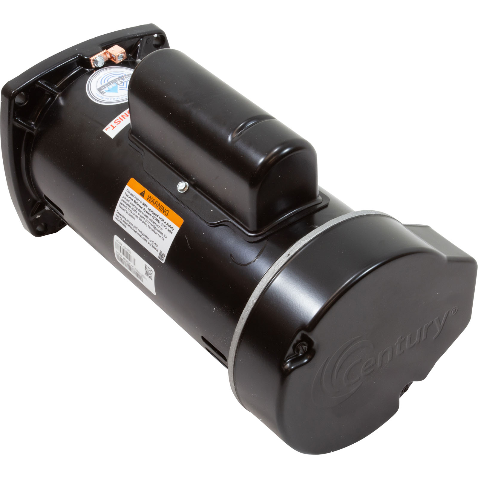 MOTOR, CENTURY CENT PRO, 2.2HP, 230V, 1-SPD, SQFL,48YFR, THD 