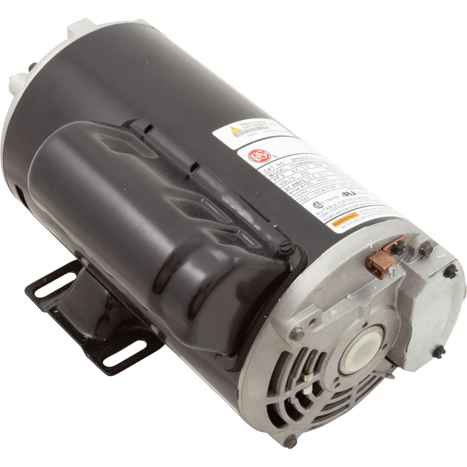 Picture of SPH30FL1 Motor US Motor 3.0 Horsepower ThruBolt 1-Speed 230v48Y