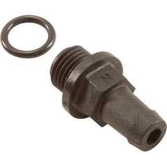 Barb Fitting, LX, 3/8"b x 1/4" MPT, Plastic 35-343-1000