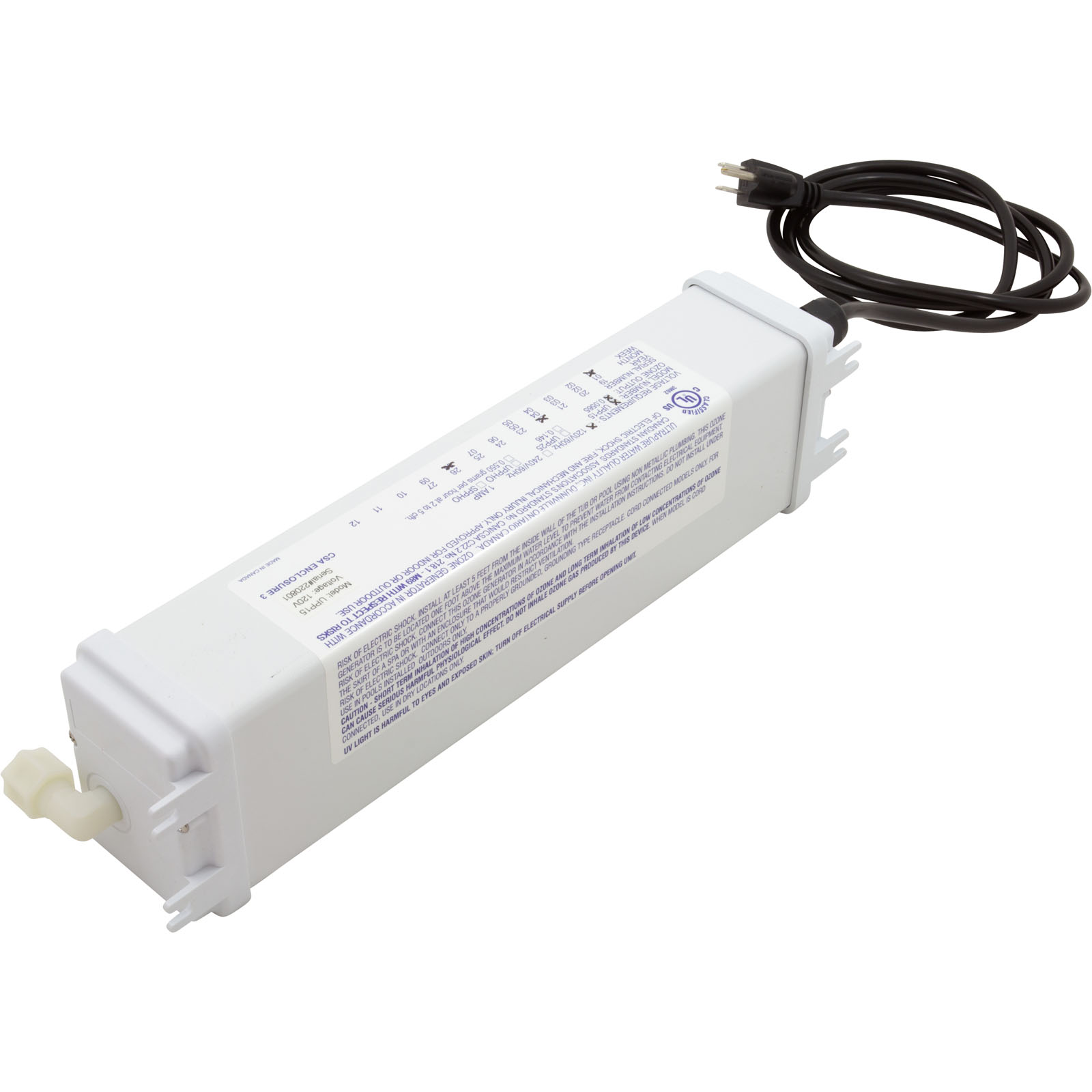Picture of 1003120 Ozonator Ultra-Pure UPP15 DFSSPP 230v 15k Gal