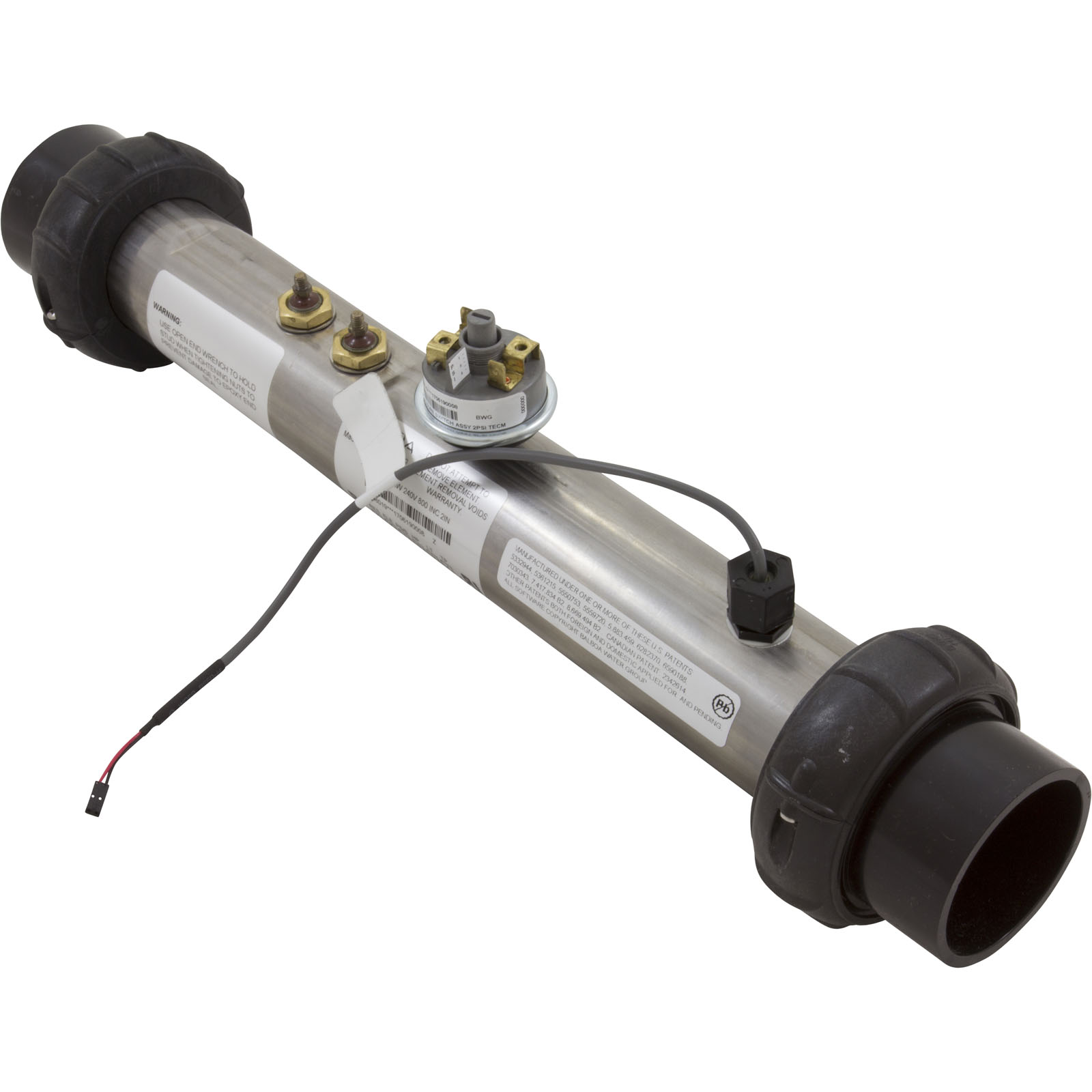 HEATER,FLOTHRU,BWG LE/VALUE, 15