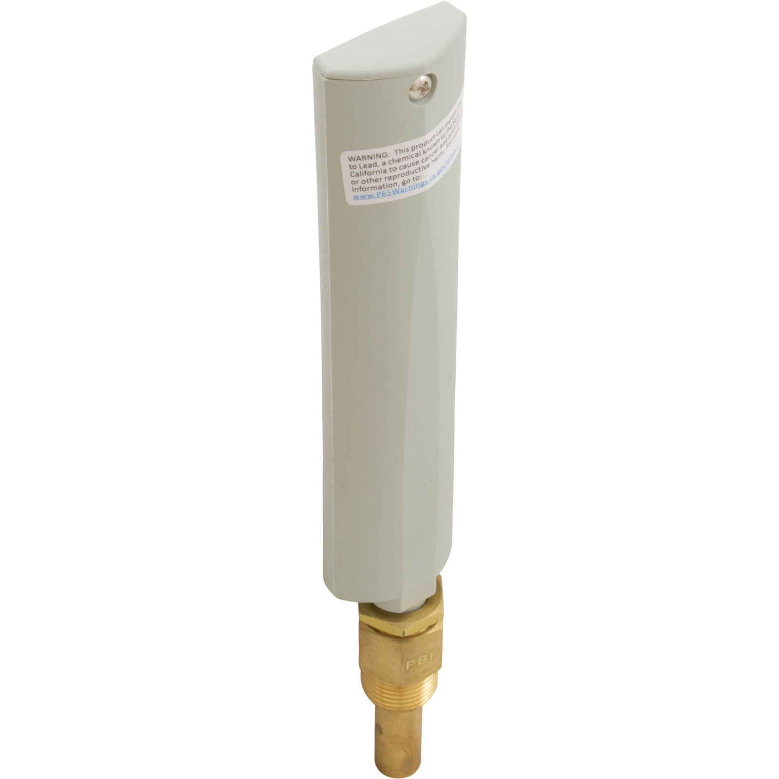 Picture of 600133 Thermometer Raypak Brass Vertical Display