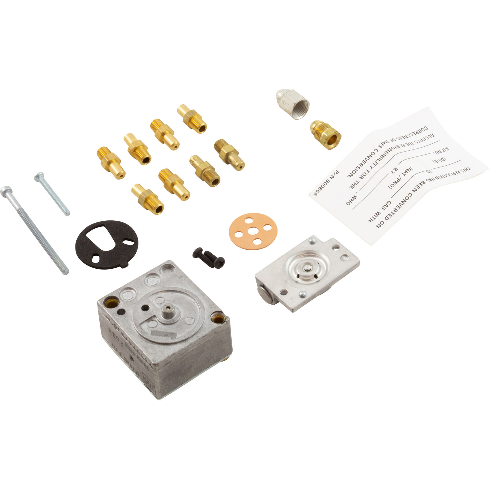 Picture of 004916B Conversion Kit Raypak Model 105 LP to NG MV