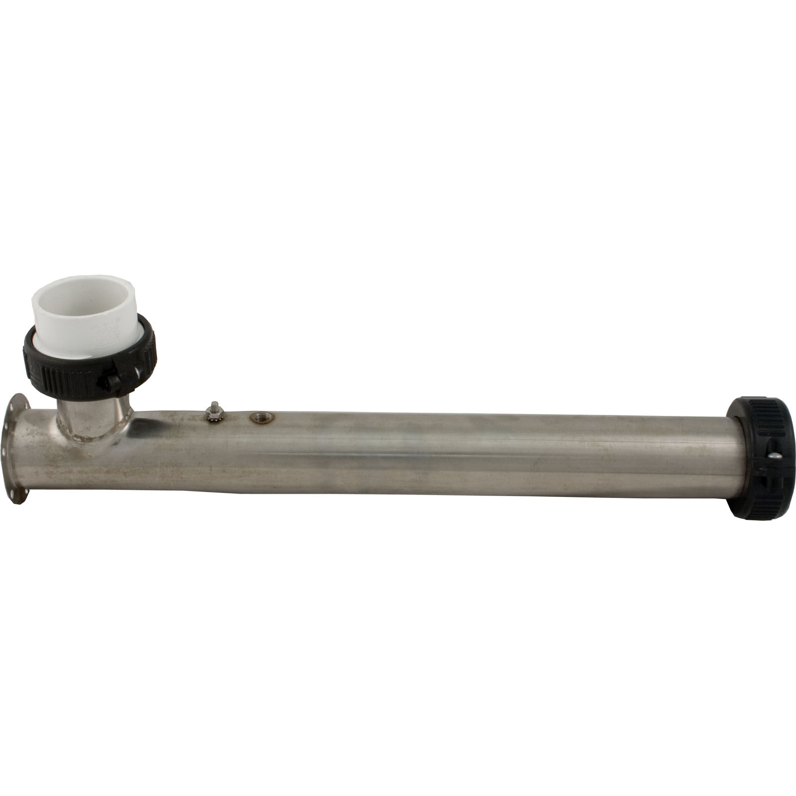 Manifold, Heater, 1-1/2"s x 1-1/2"s, 17", SS 90 Deg, w/Tap 753610346920