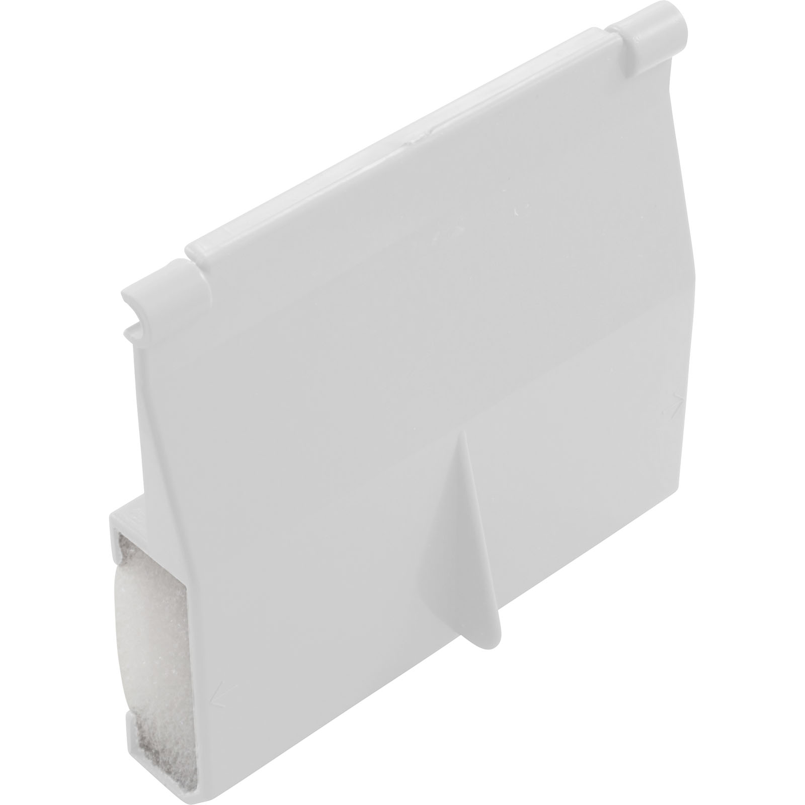 WEIR, WATERWAY FLOPRO, FRONT ACCESS, WHITE, WITH FOAM INSERT | 542-3060