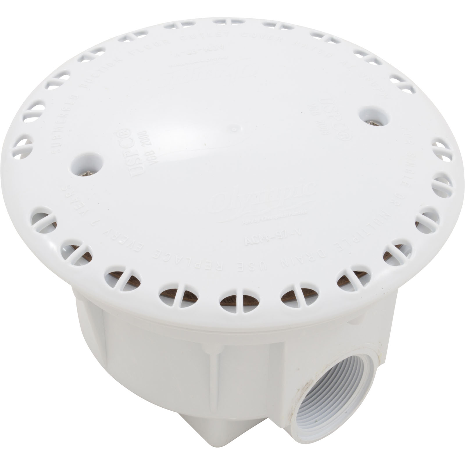 Picture of ACM97TV Main Drain Olympic ACM-97TV Threaded