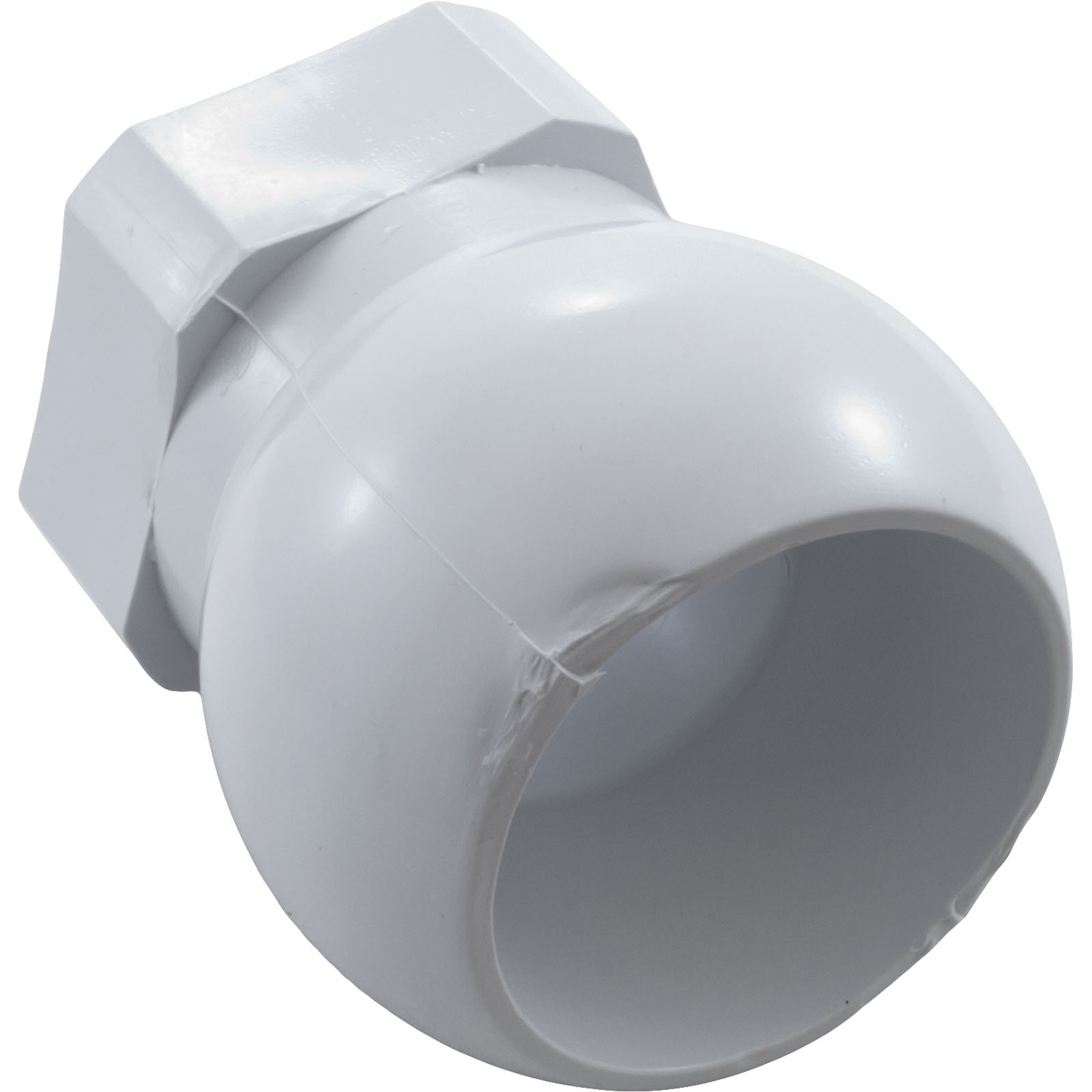 NOZZLE, JACUZZI P AND W HYDROTHERAPY JET 25E, DIR, WHITE | 43-0650-02-R