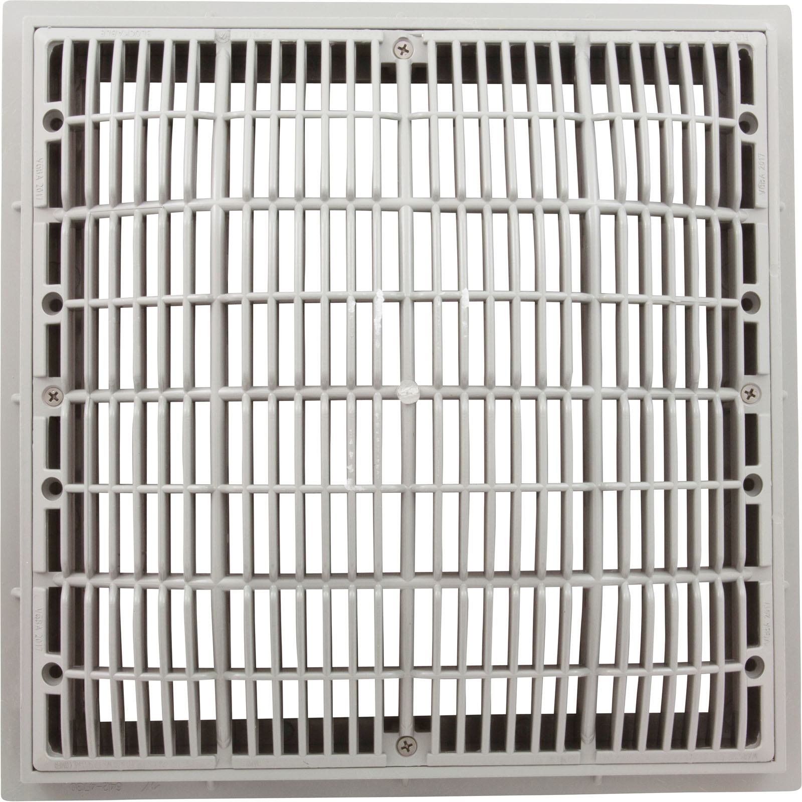 Picture of 640-4720 V Main Drain Grate Waterway 12