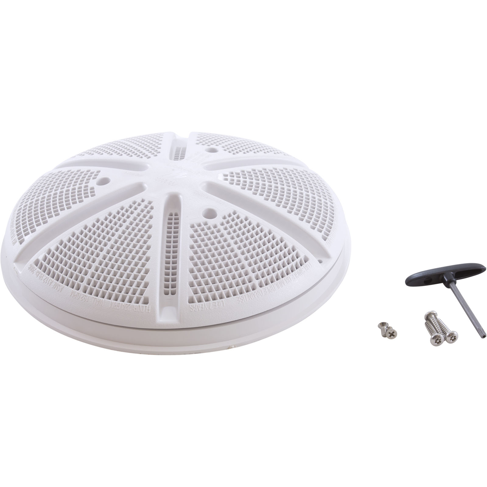 Picture of 640-2120 V Main Drain Grate WW Ultra Retro Gunite 10