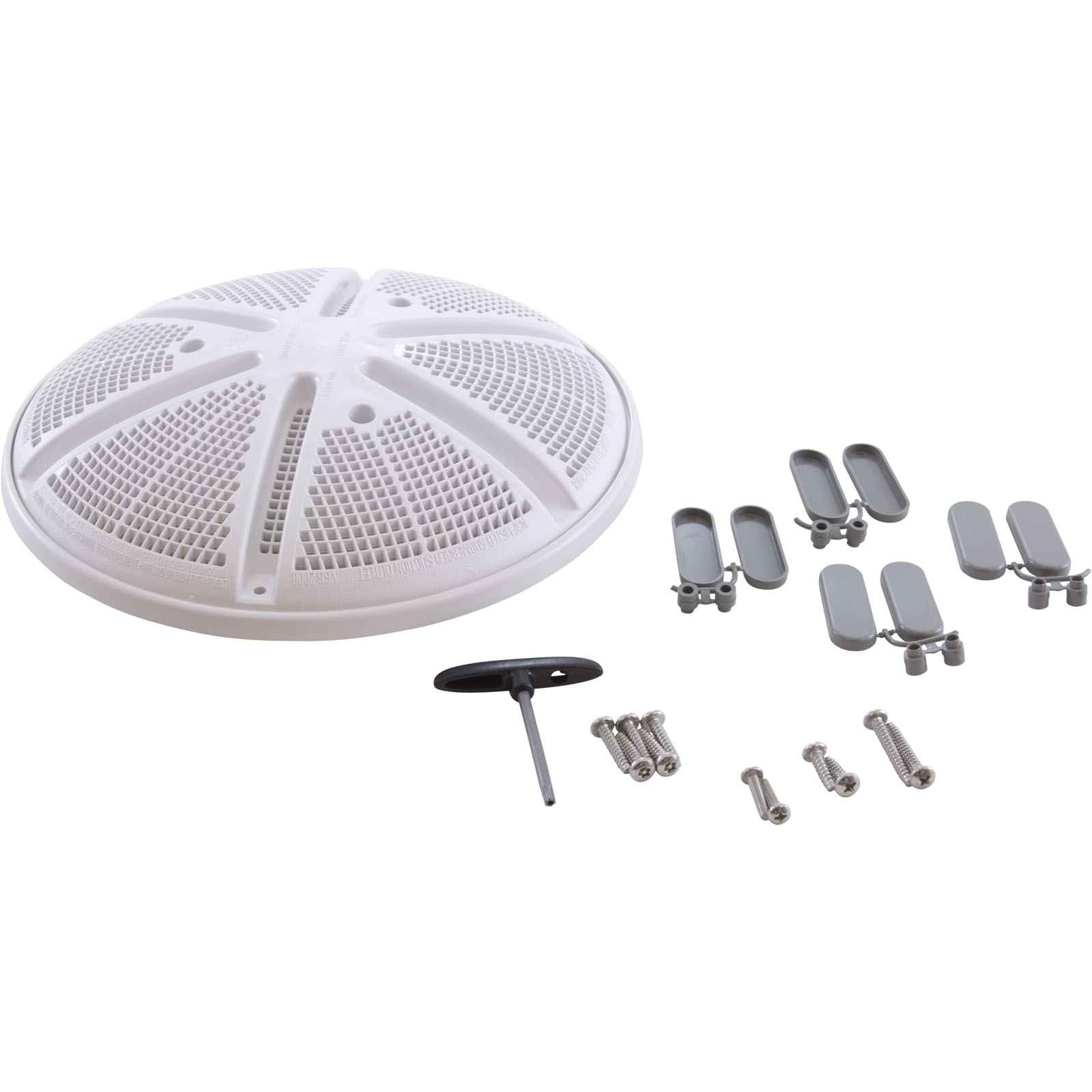 Picture of 640-2140 V Main Drain Grate WW Ultra Retro Vinyl 10
