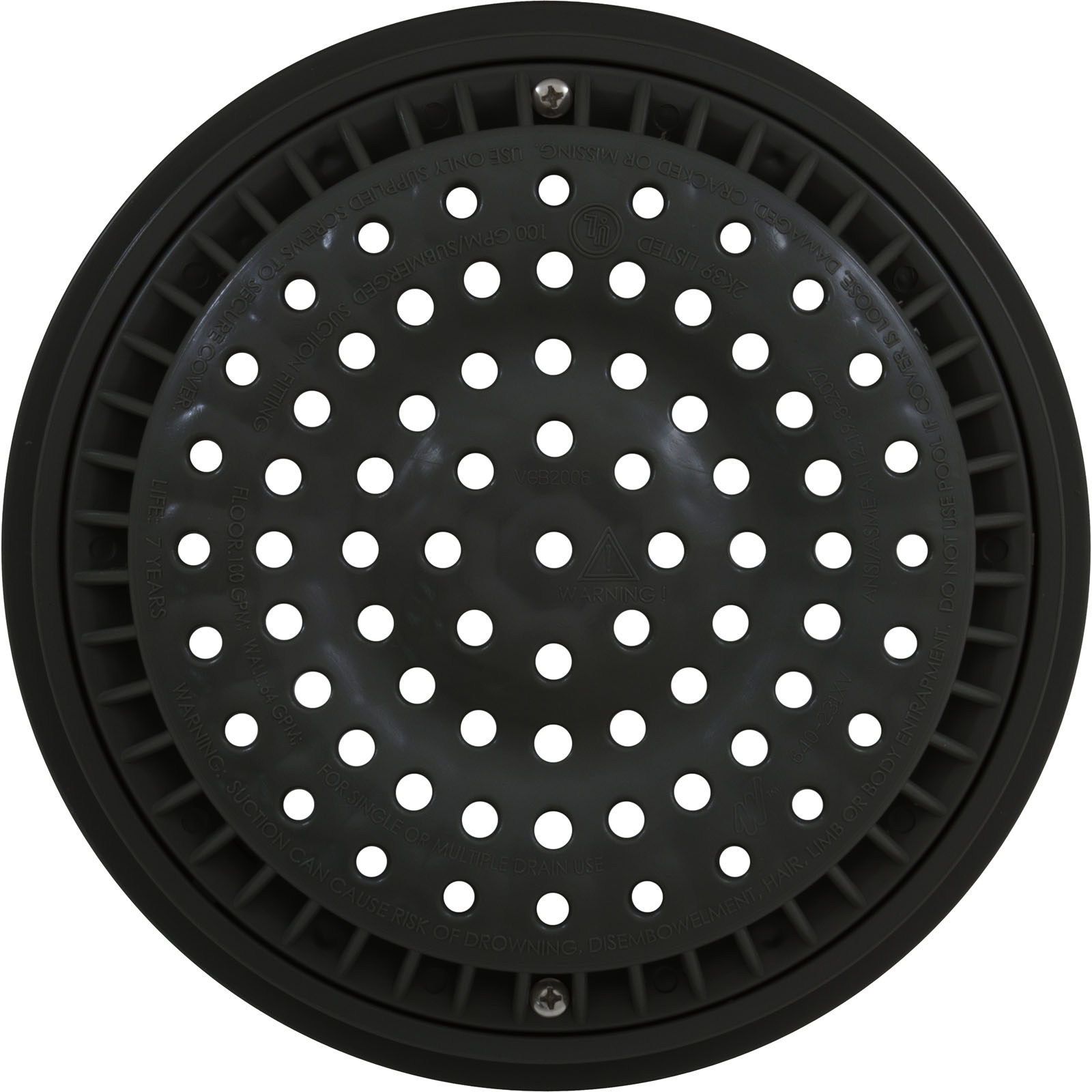 Picture of 640-2311 V Main Drain Grate WW Anti Vortex 8