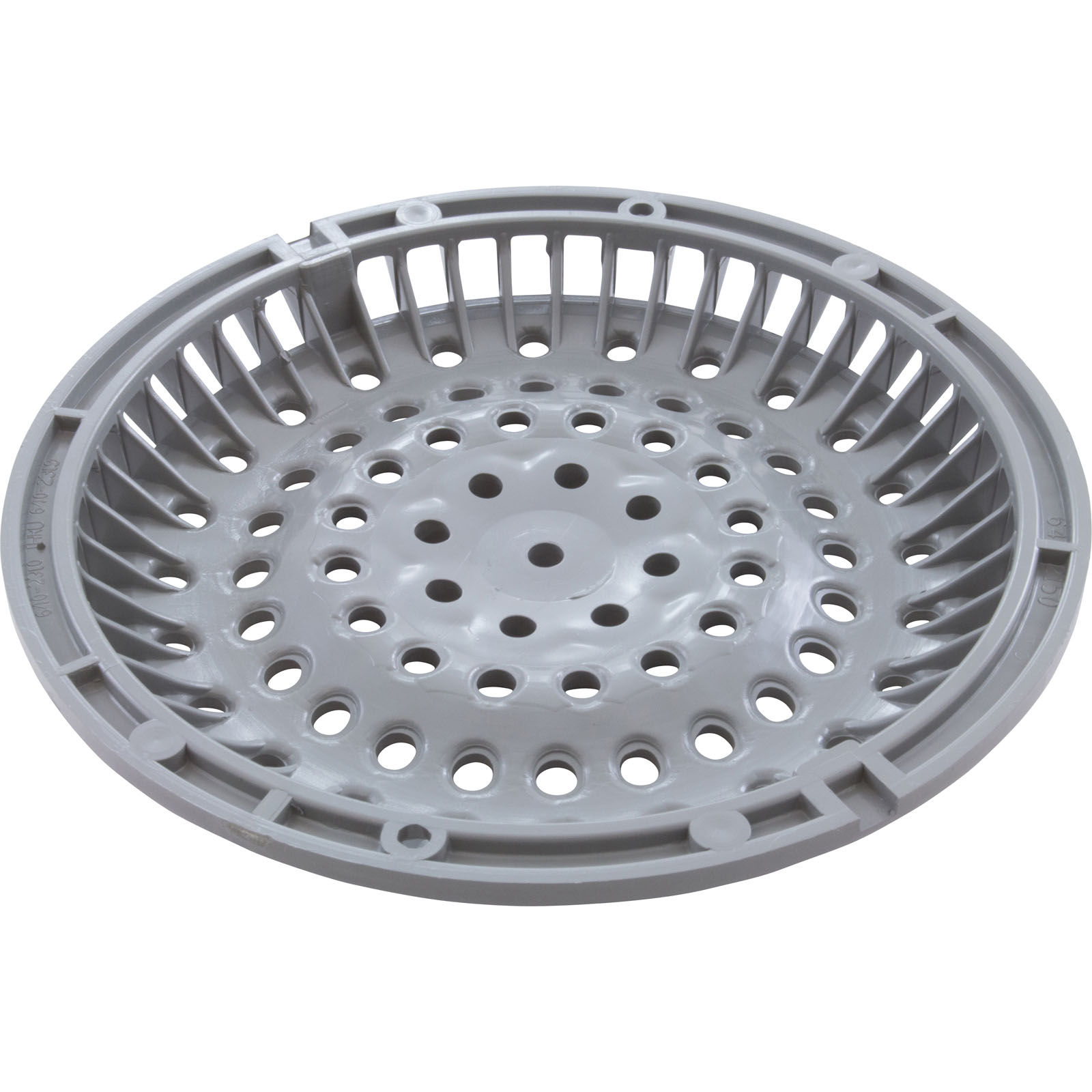 Picture of 640-2360 Main Drain Grate WW Anti Vortex Open w/Collar White
