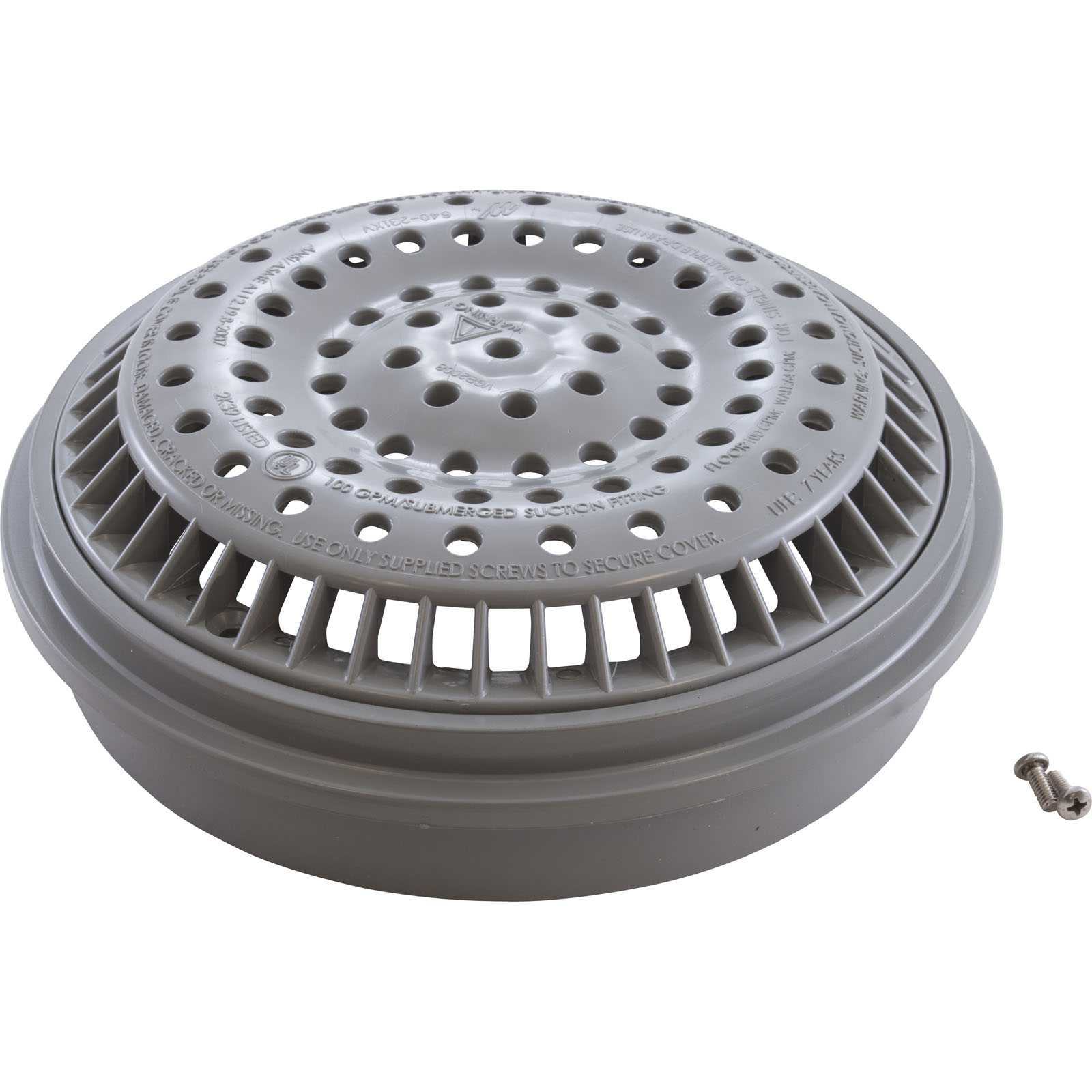 Picture of 640-2347 V Main Drain Grate WW Anti Vortex 8