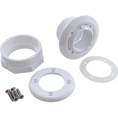 Wall Fitting, WW, Vinyl Liner, 3"hs, 1-1/2"fpt, 3-1/2"fd,Wht 55-270-3100