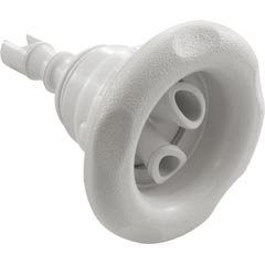 Jet Intl, WW PolyStrm Gun,3-3/8"fd,TwinRoto,Txt Scal,Wht,Thd 55-270-4240