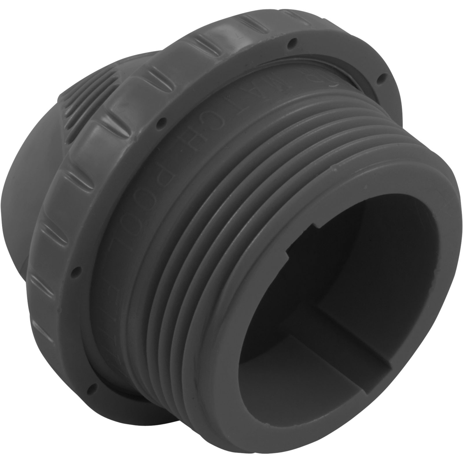 Picture of Inlet Fitting, Infusion Venturi, 1-1/2"mpt, Dk Gray