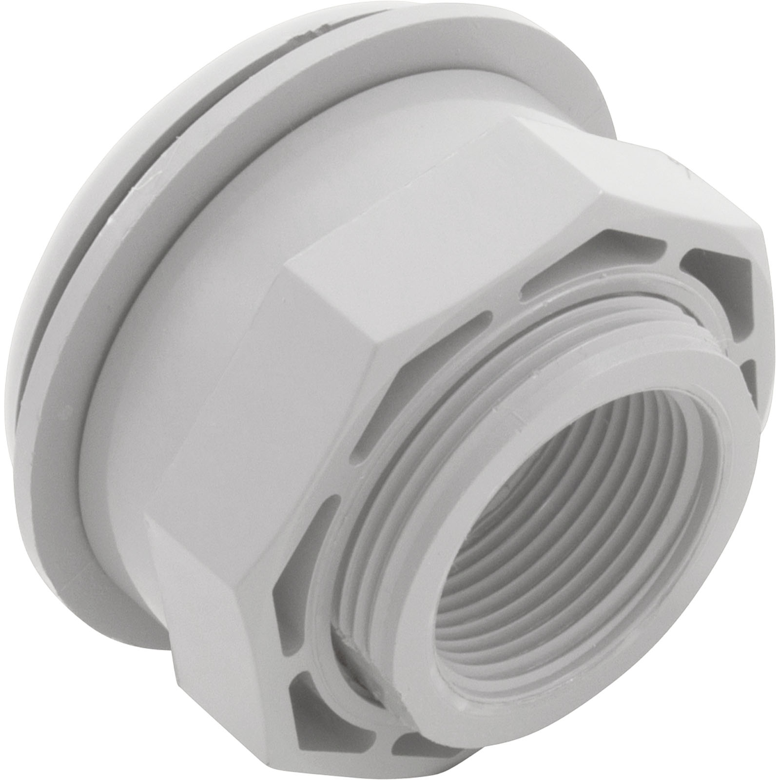 Picture of 25522-000-000 Wall Fitting CMP 3"hs 1-1/2"mpt 3-1/2"fd w/Nut White