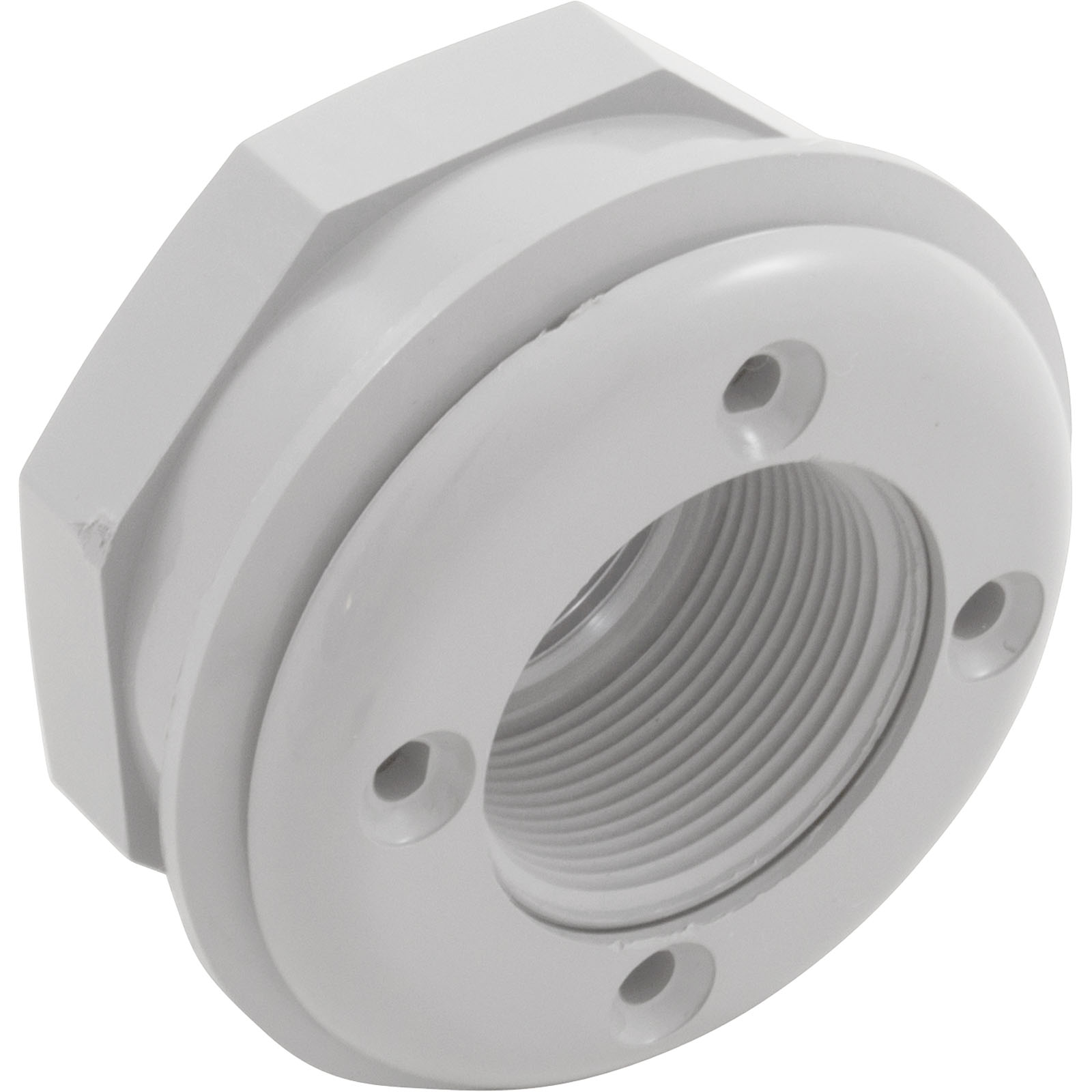 Picture of 25522-000-000 Wall Fitting CMP 3"hs 1-1/2"mpt 3-1/2"fd w/Nut White